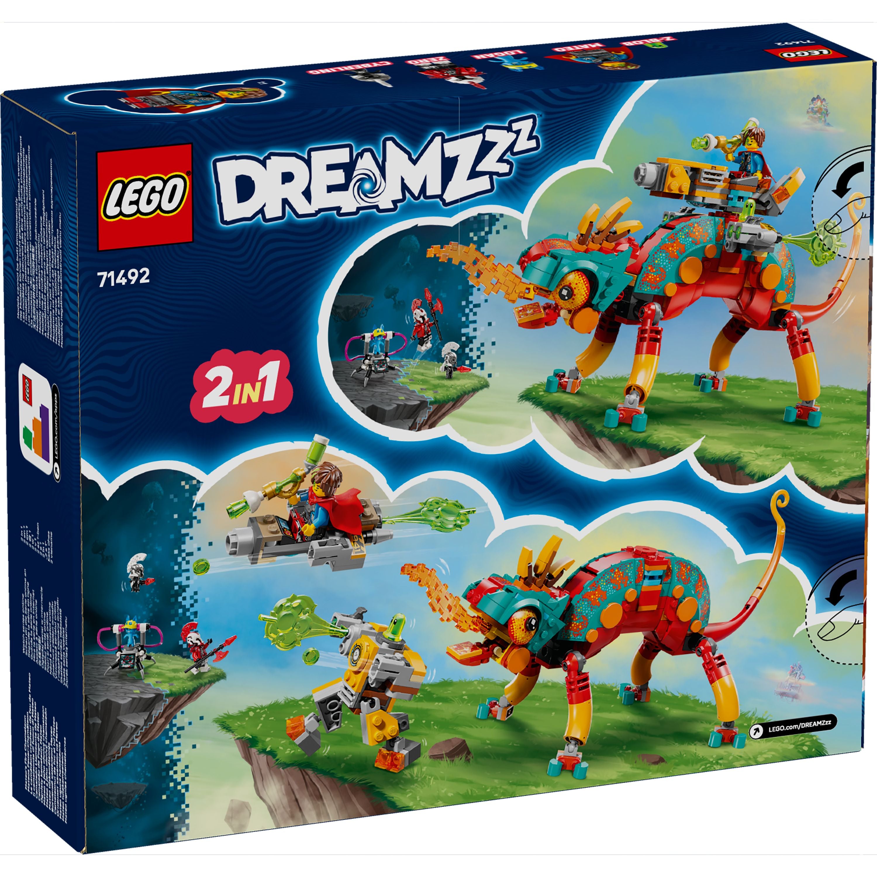 LEGO 71492 DREAMZzz Mateo’s Fire Chameleon