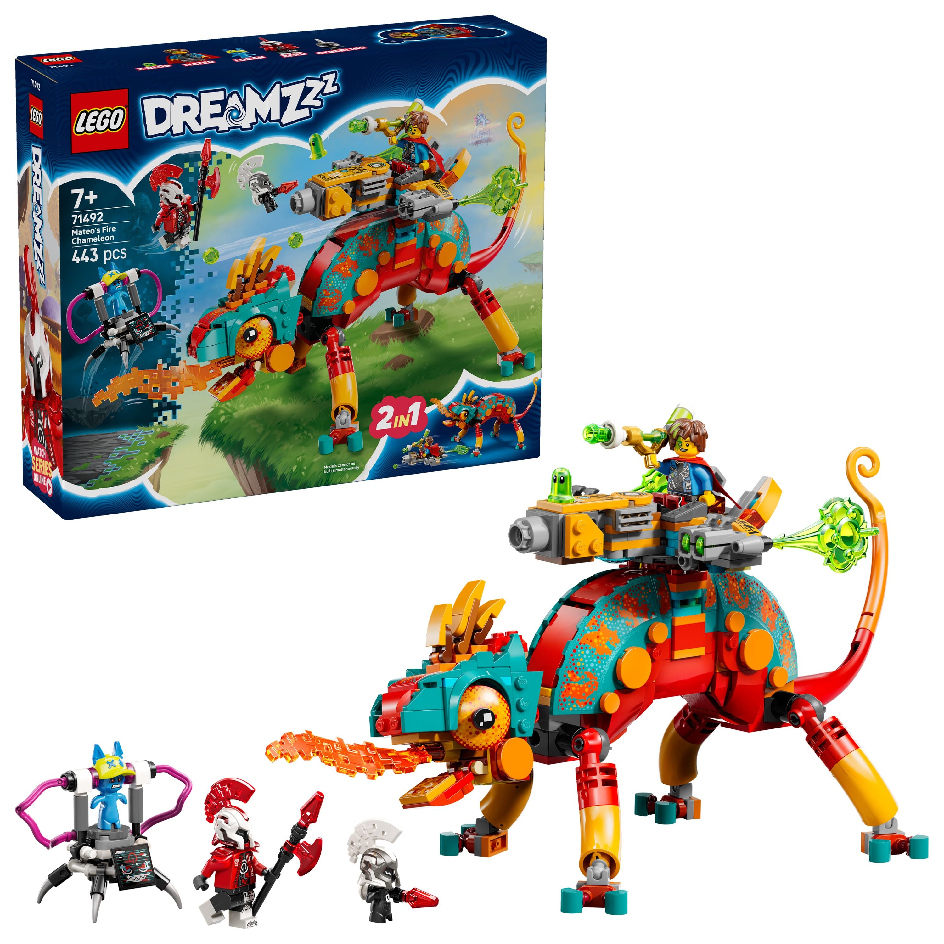 LEGO 71492 DREAMZzz Mateo’s Fire Chameleon