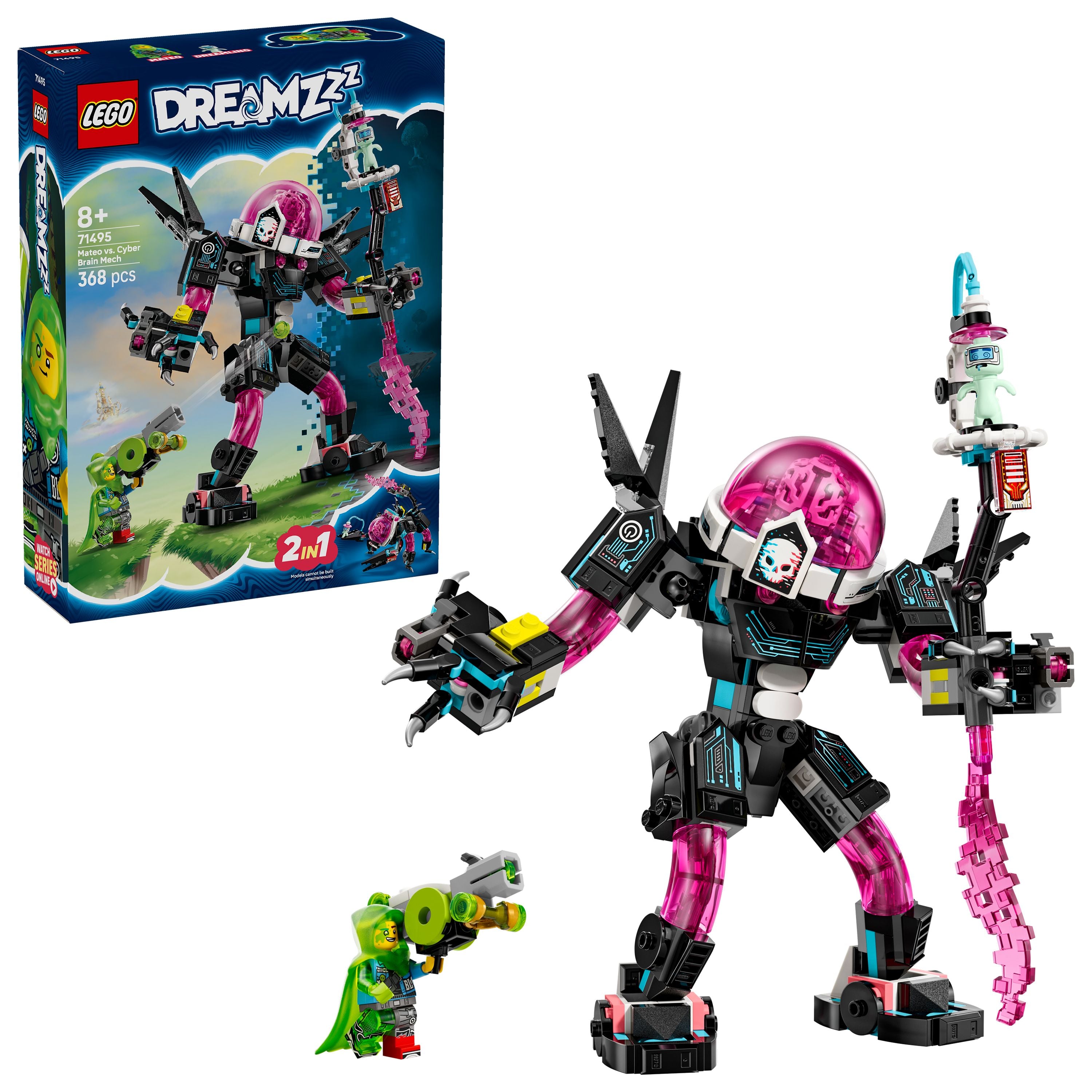 LEGO 71495 DREAMZzz Mateo vs. Cyber Brain Mech