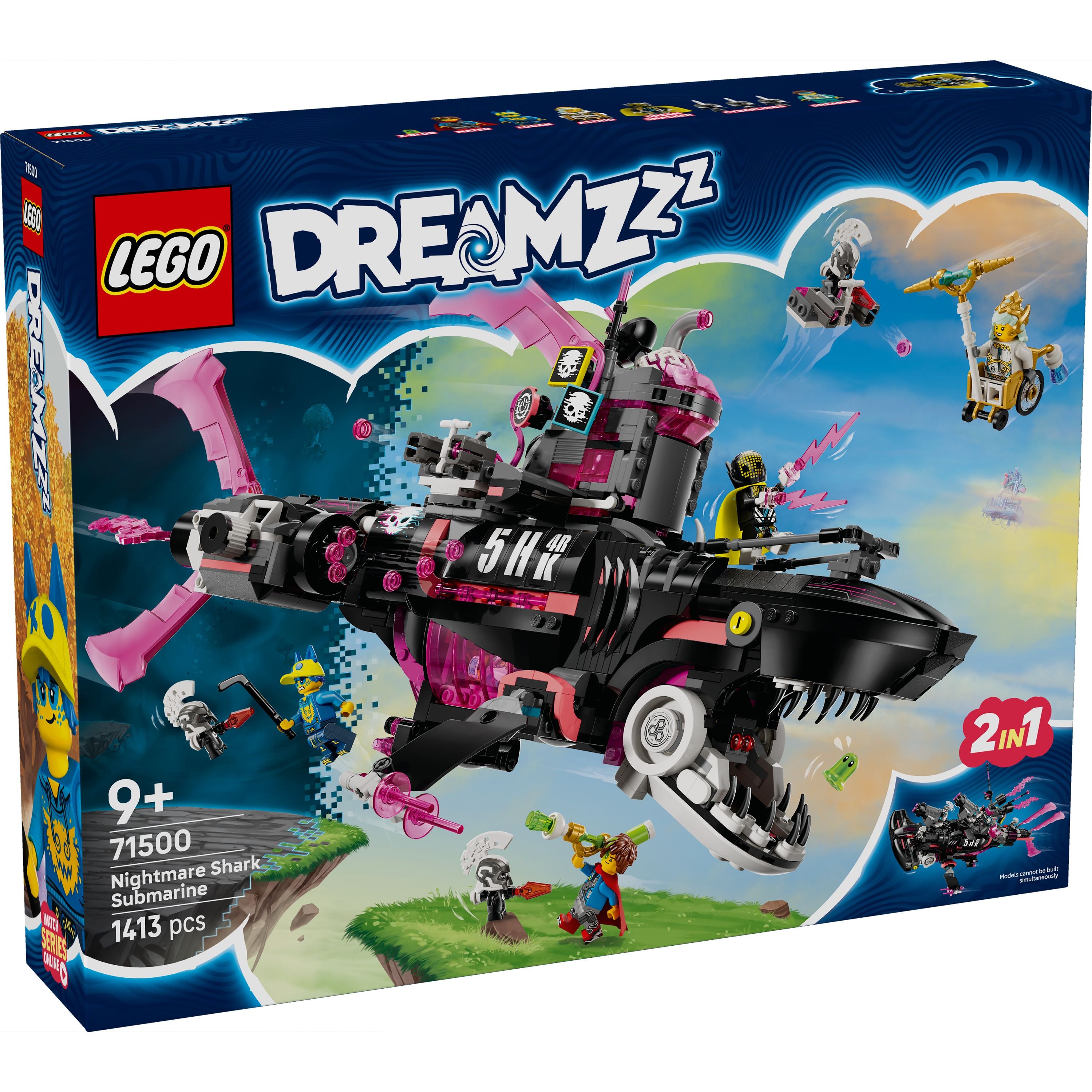 LEGO 71500 DREAMZzz Nightmare Shark Submarine