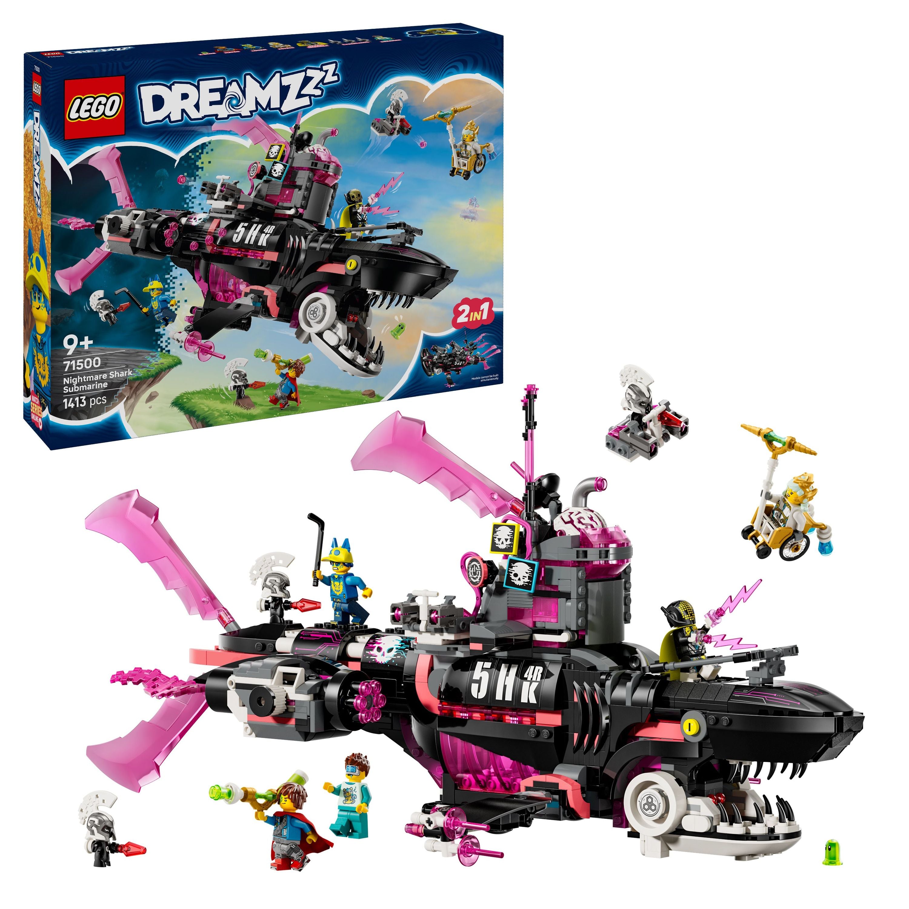 LEGO 71500 DREAMZzz Nightmare Shark Submarine