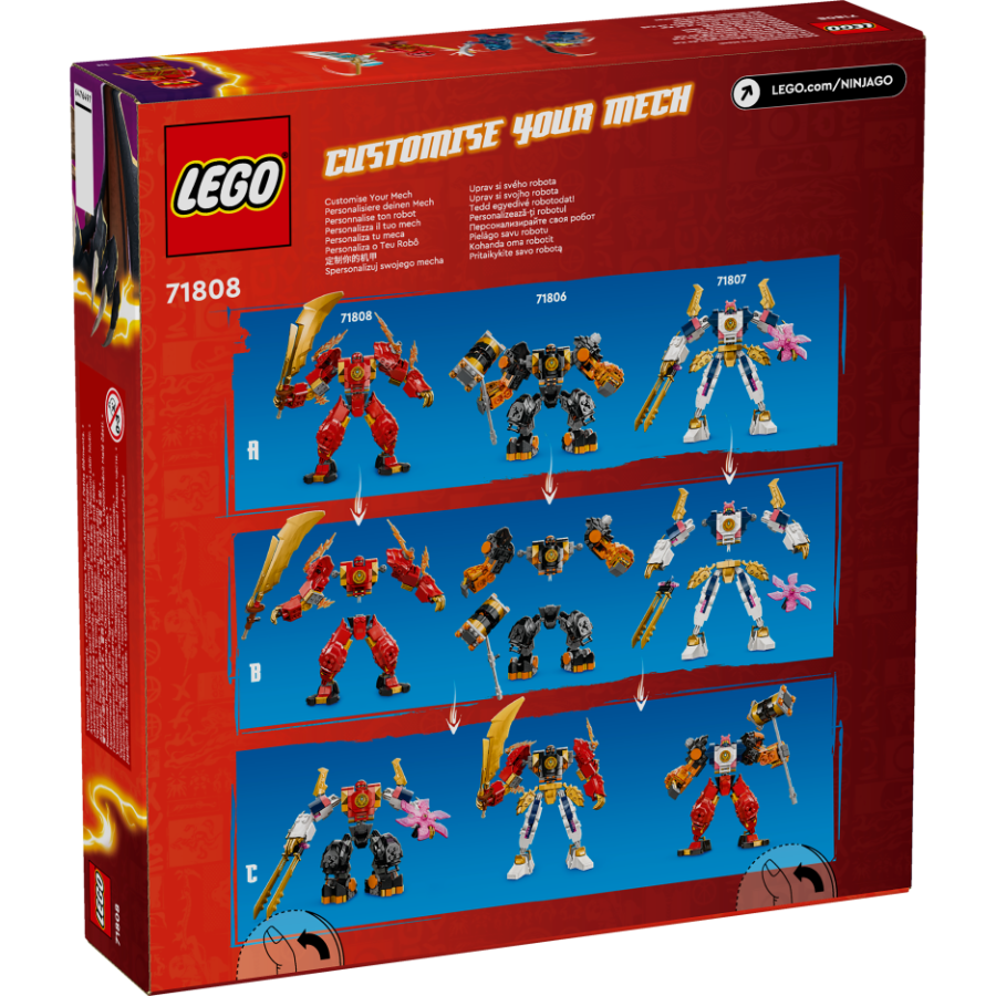 LEGO 71808 NINJAGO Kai's Elemental Fire Mech – Toyworld NZ