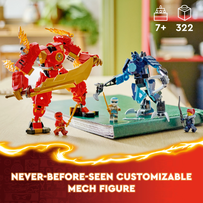 LEGO 71808 NINJAGO Kai's Elemental Fire Mech