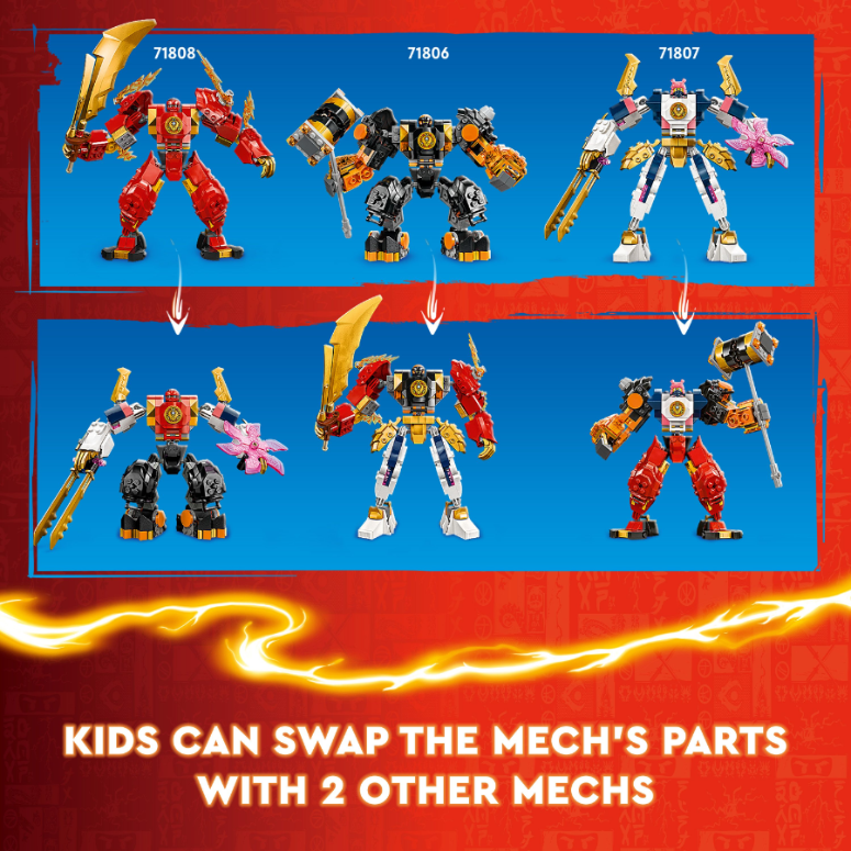 LEGO 71808 NINJAGO Kai's Elemental Fire Mech – Toyworld NZ