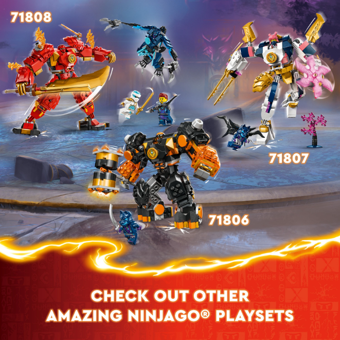 LEGO 71808 NINJAGO Kai's Elemental Fire Mech – Toyworld NZ