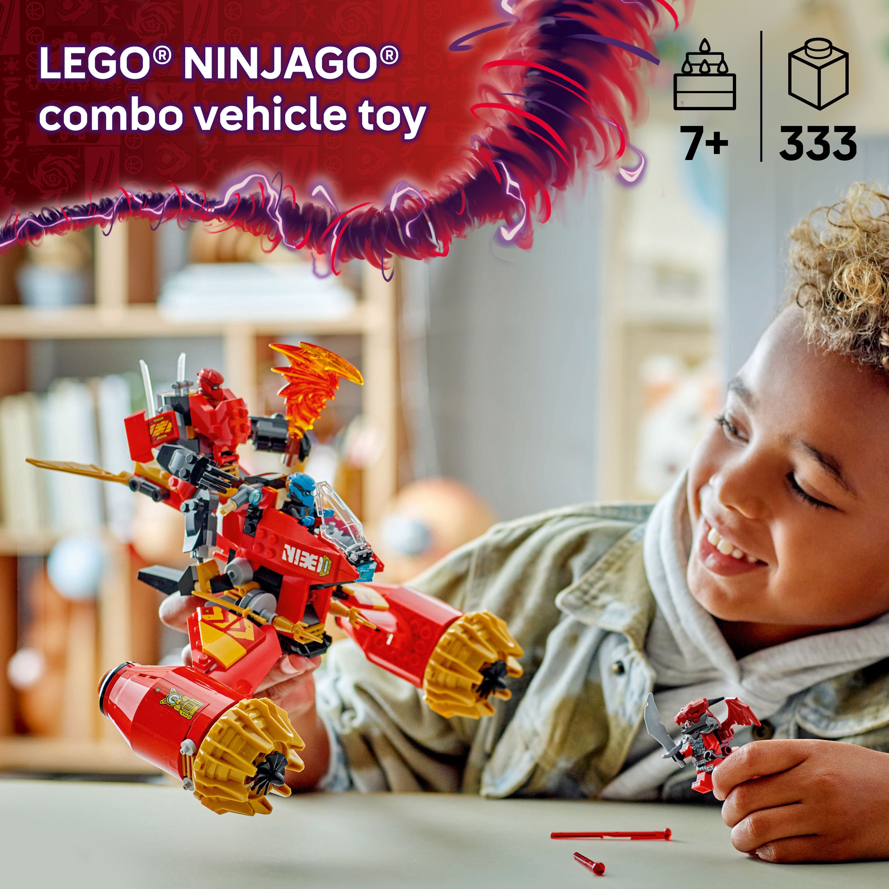 LEGO 71830 Ninjago Kai's Mech Storm Rider – Toyworld NZ
