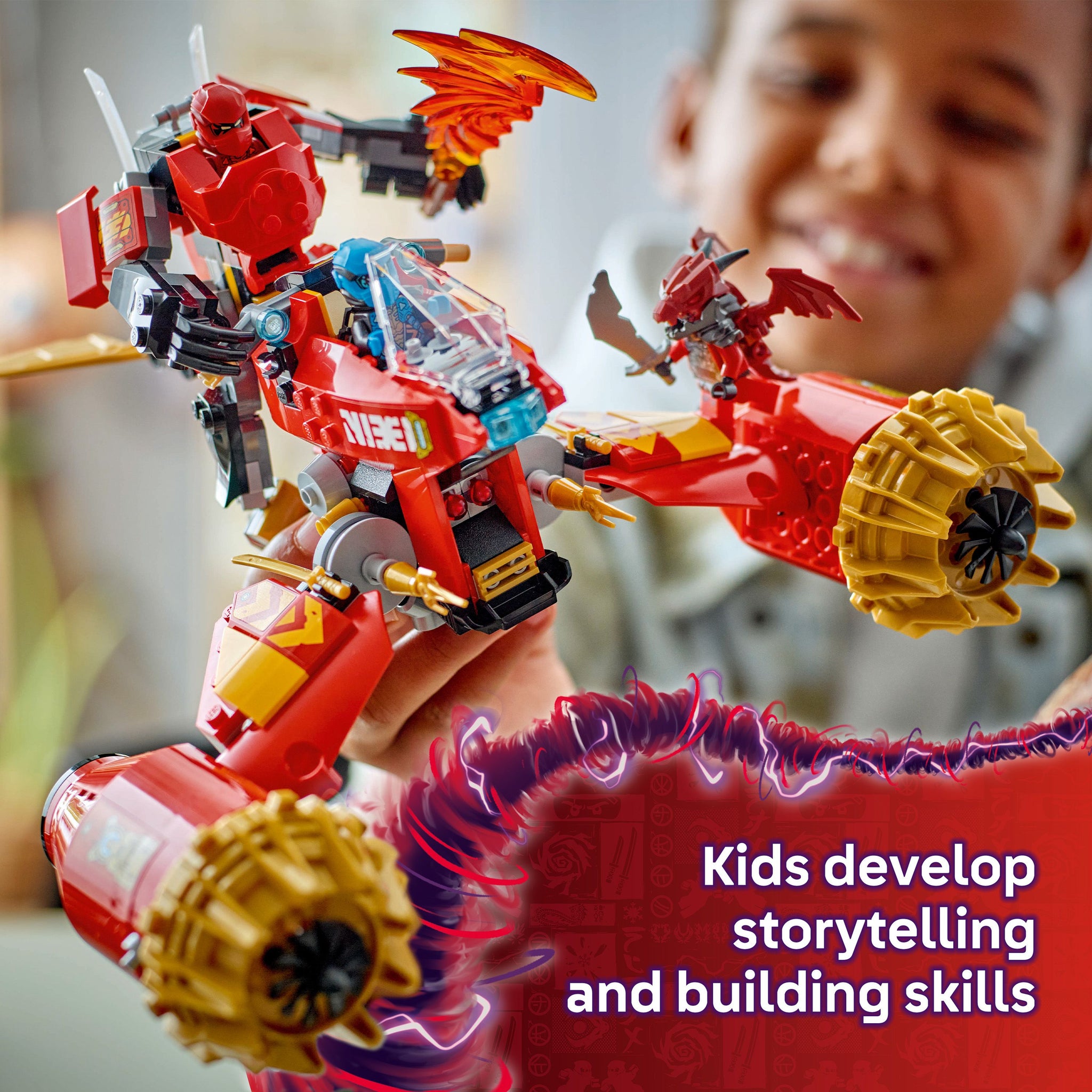 LEGO 71830 Ninjago Kai's Mech Storm Rider – Toyworld NZ