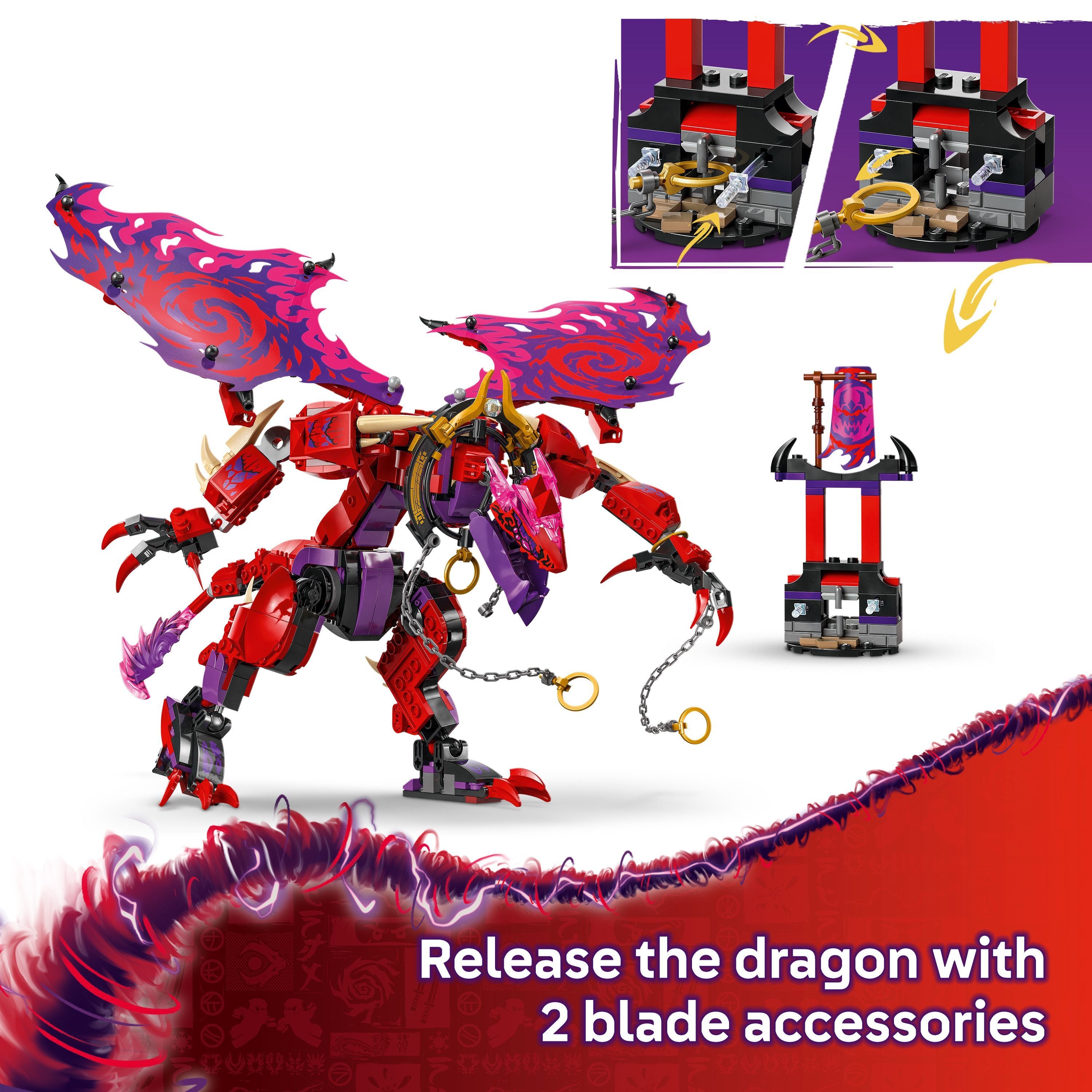LEGO 71832 NINJAGO Thunderfang Dragon Of Chaos – Toyworld NZ