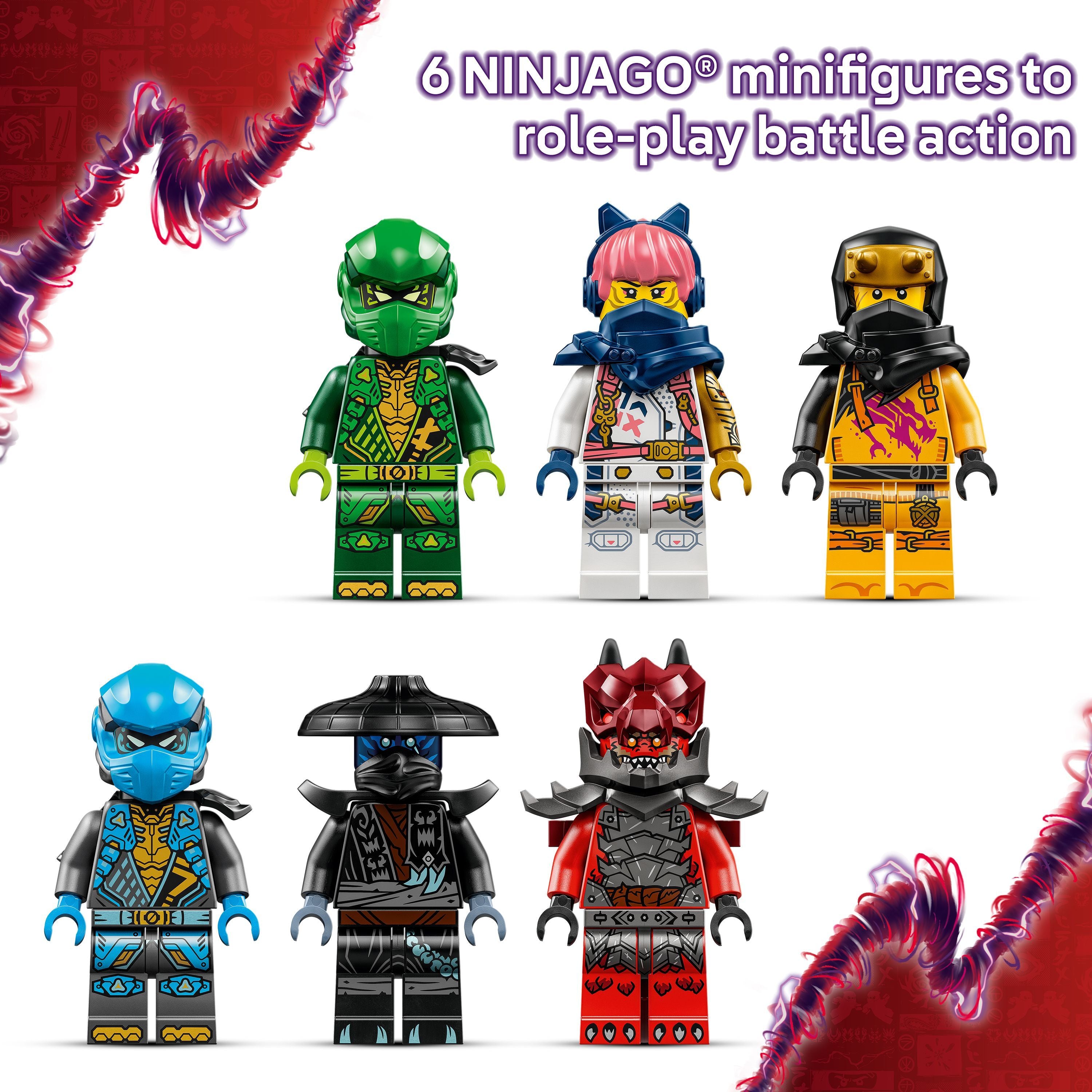 LEGO 71832 NINJAGO Thunderfang Dragon Of Chaos – Toyworld NZ