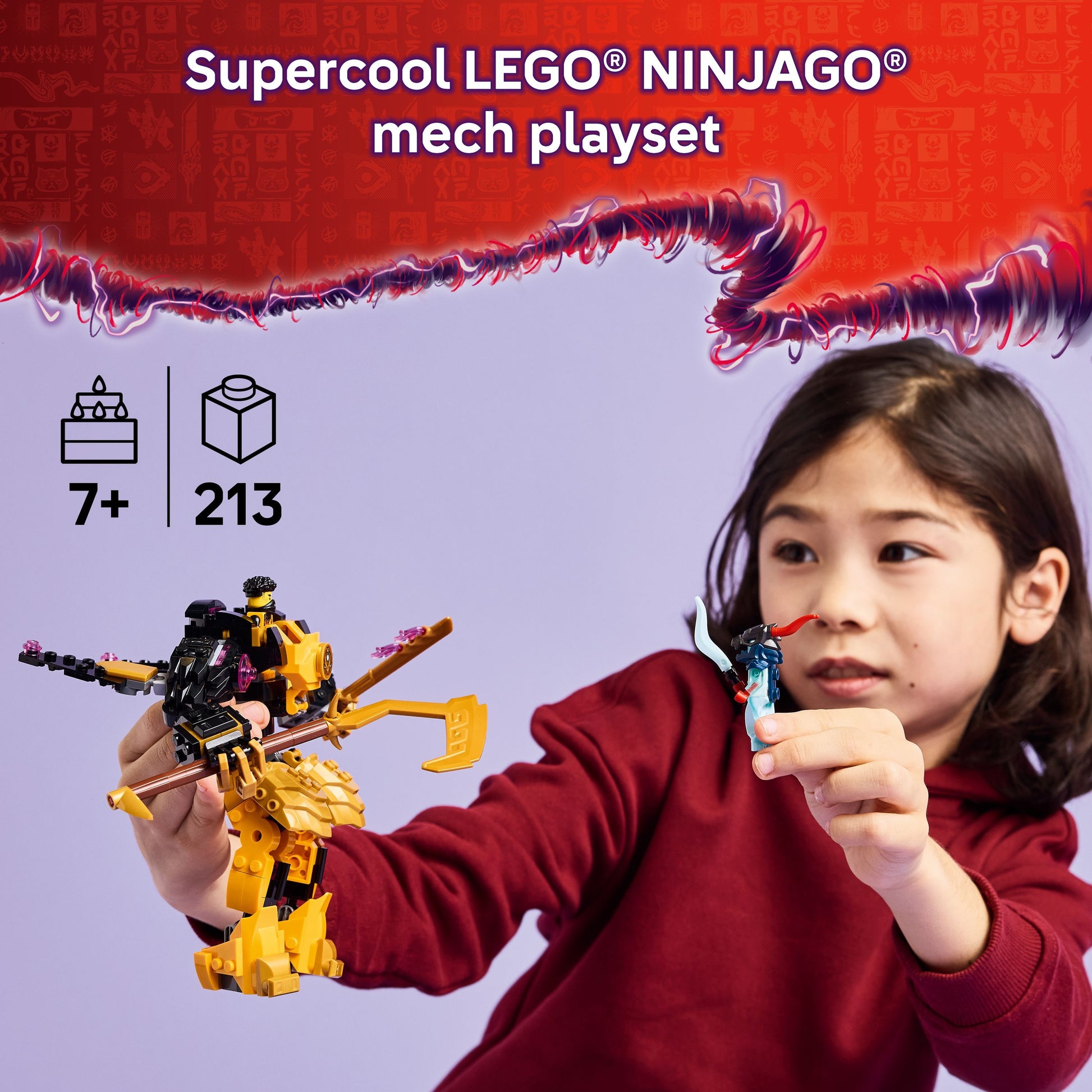 LEGO 71839 NINJAGO Arin’s Spinjitzu Battle Mech - Toyworld NZ