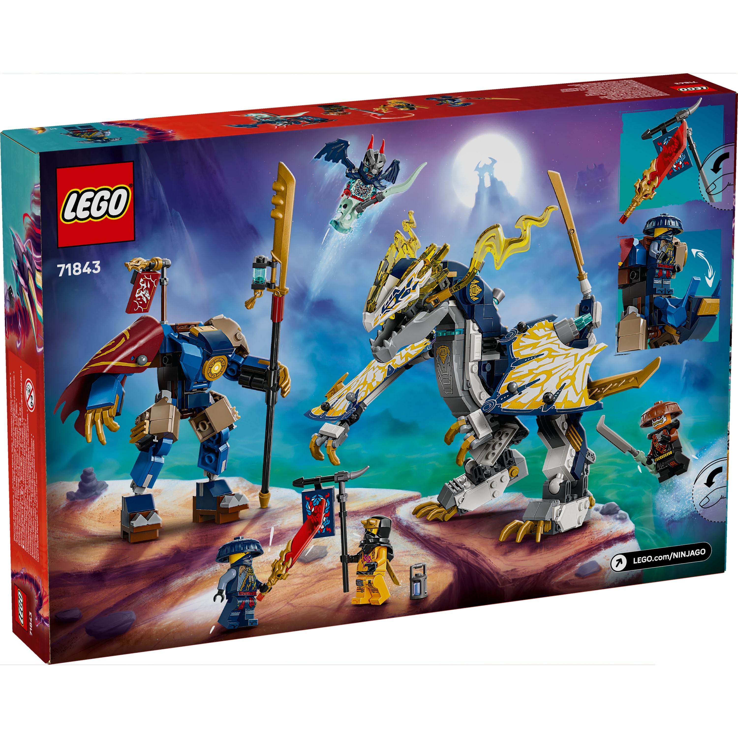 LEGO 71843 NINJAGO Rogue’s Mech Dragon Rider
