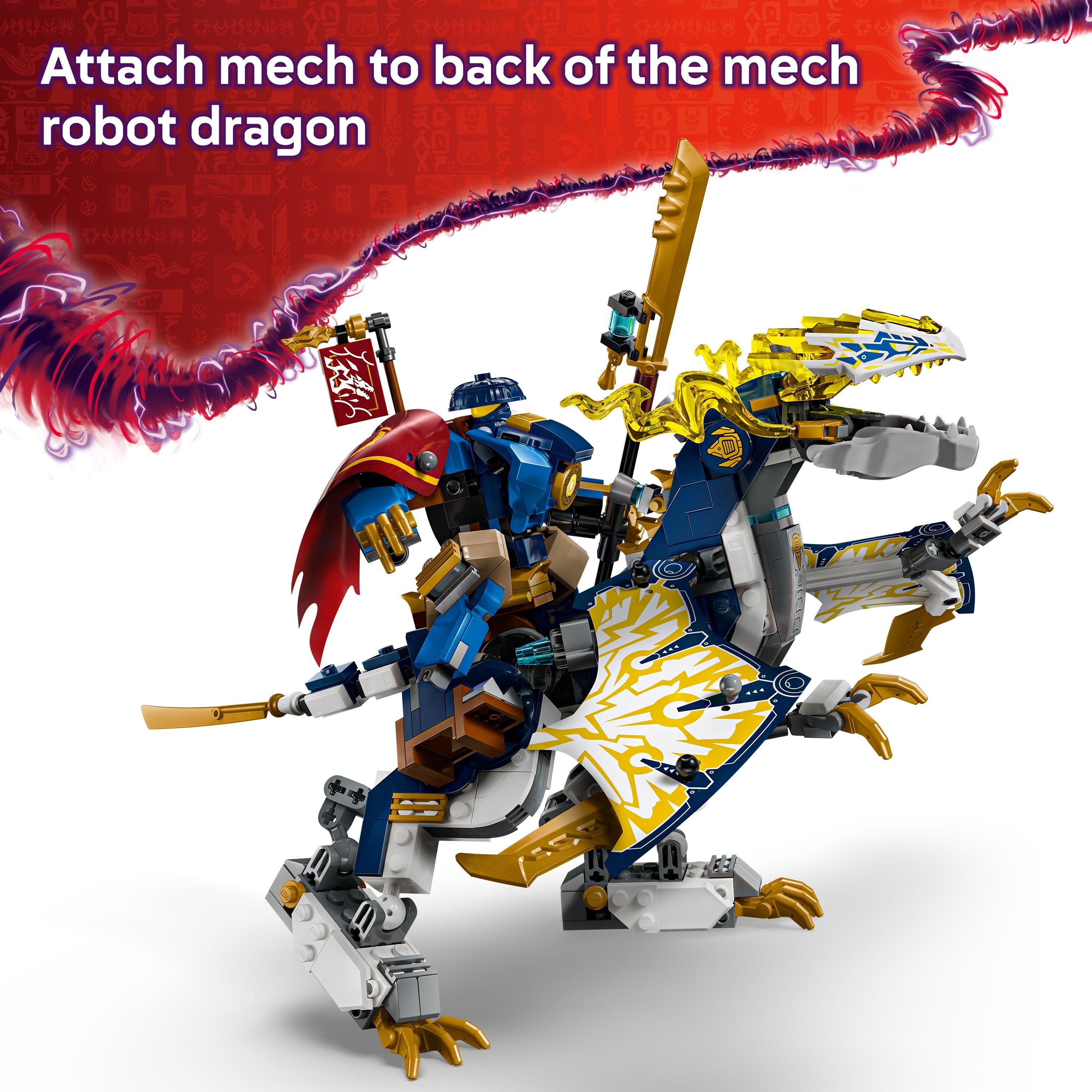 LEGO 71843 NINJAGO Rogue’s Mech Dragon Rider