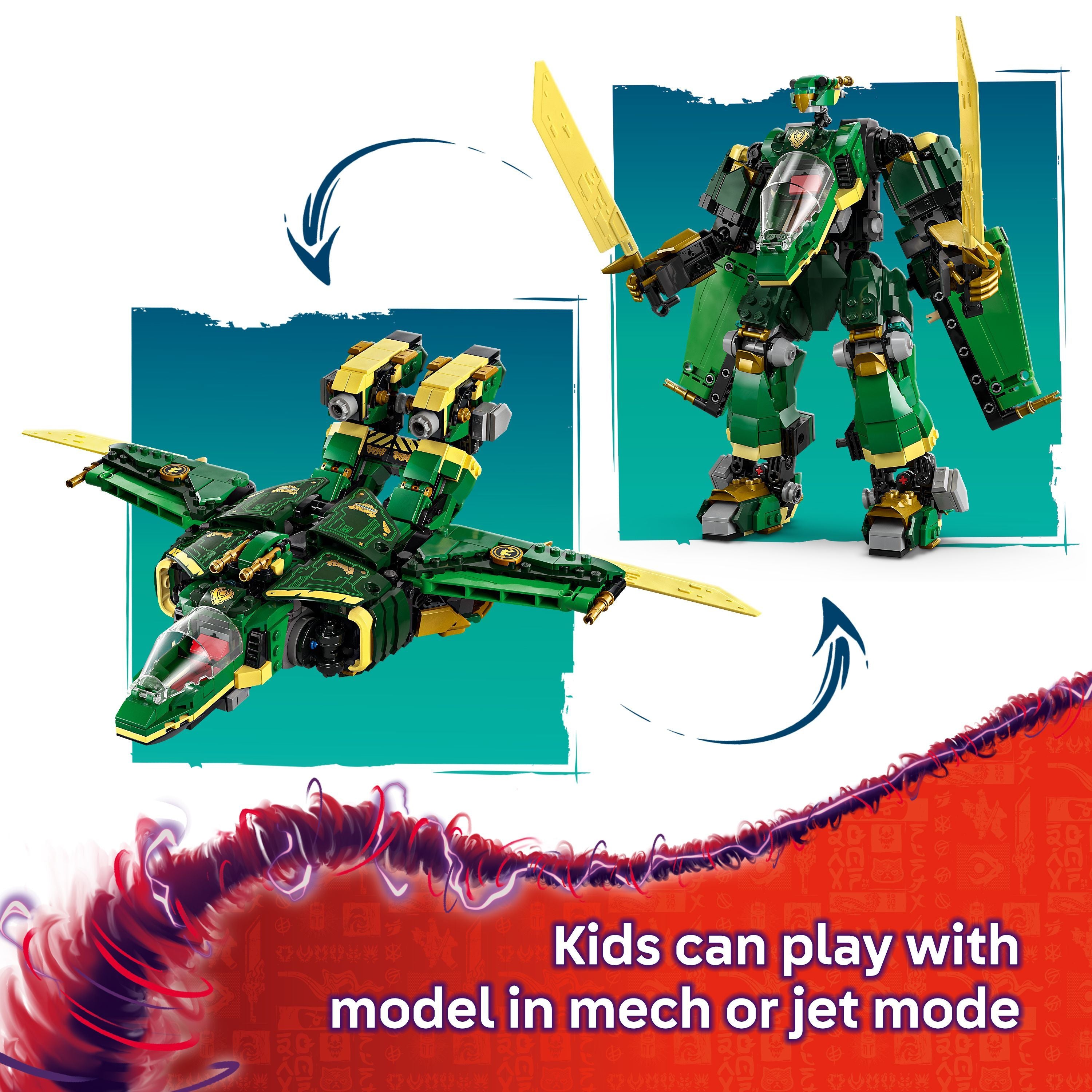 LEGO 71845 NINJAGO Lloyd’s Jet Mech