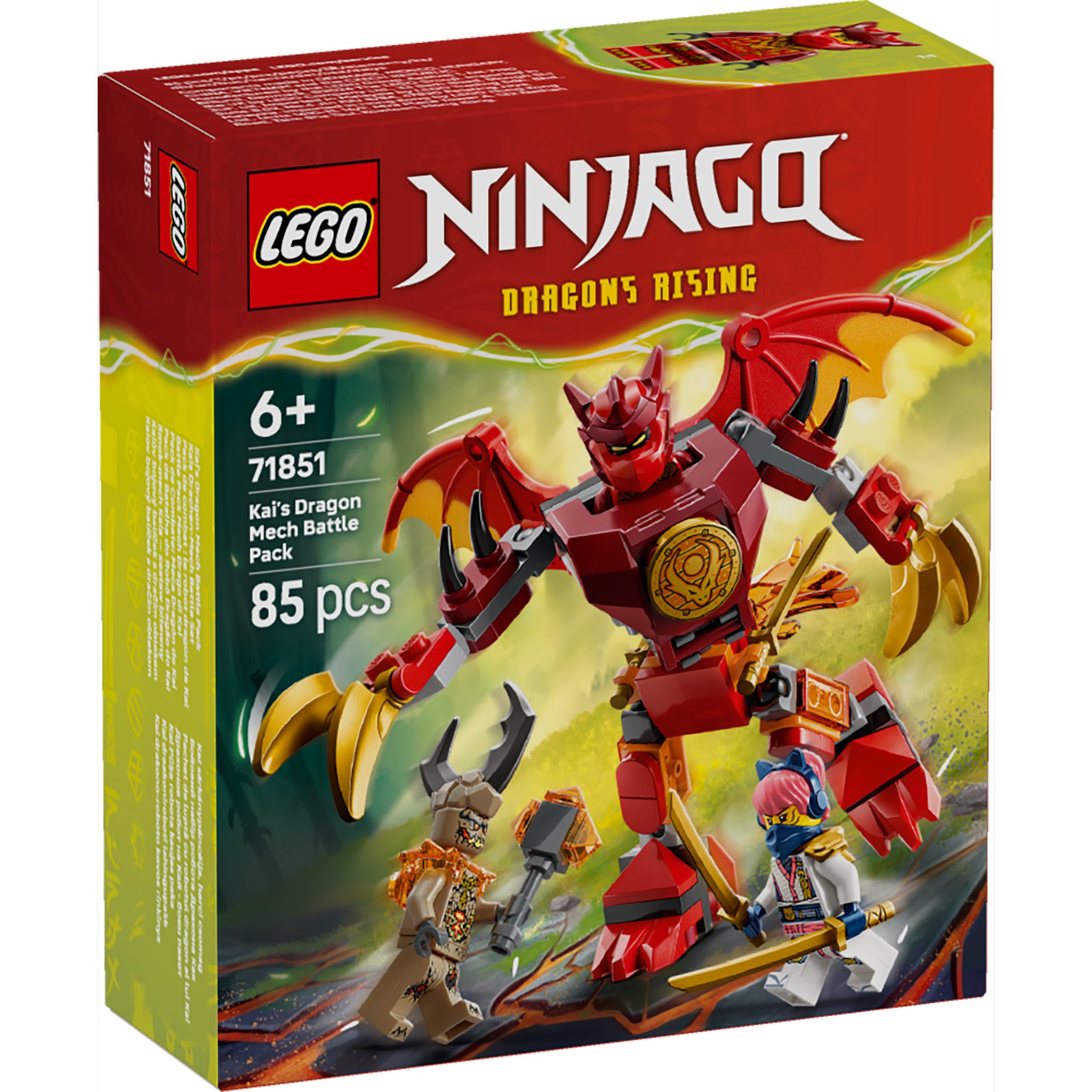LEGO 71851 NINJAGO Kai’s Dragon Mech Battle Pack