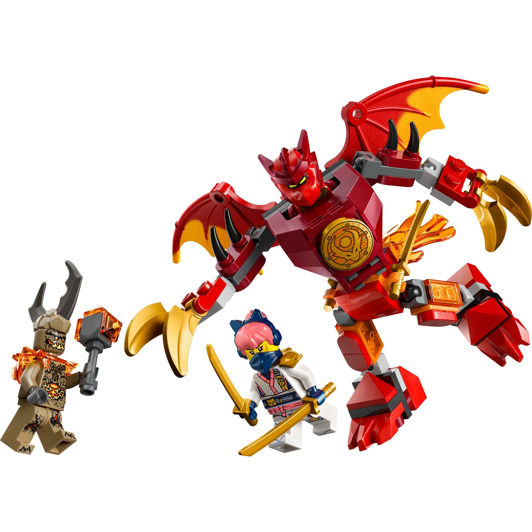 LEGO 71851 NINJAGO Kai's Dragon Mech Battle Pack – Toyworld NZ