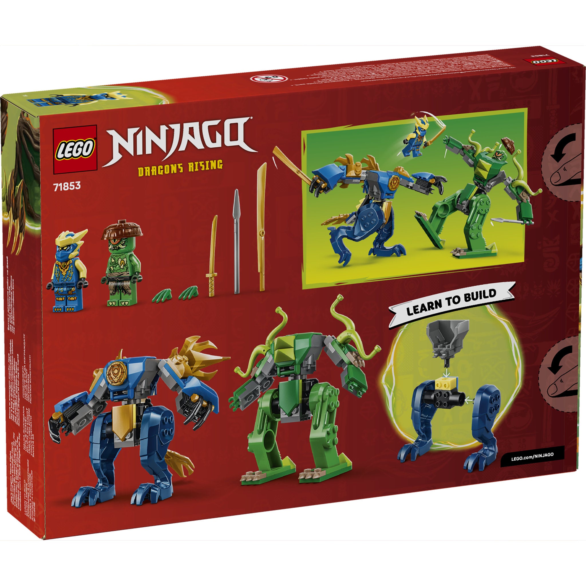LEGO 71853 NINJAGO Jay's Dragon Mech Fight - Toyworld NZ