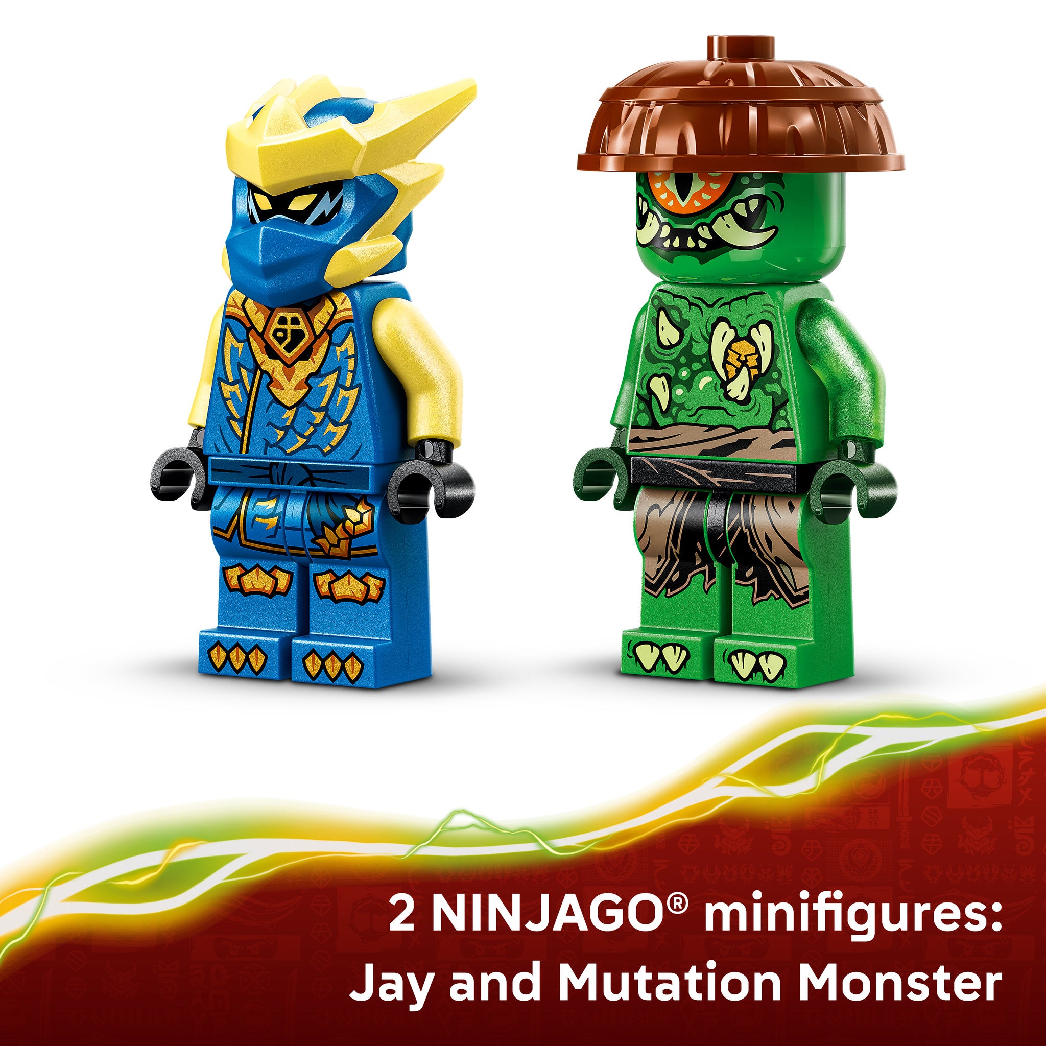 LEGO 71853 NINJAGO Jay's Dragon Mech Fight - Toyworld NZ
