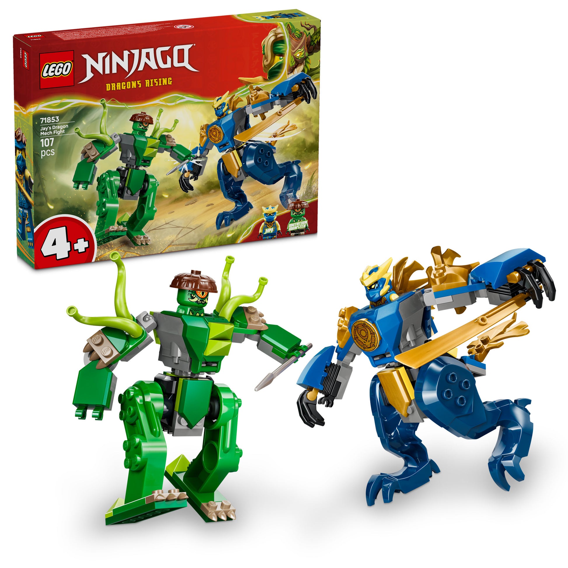 LEGO 71853 NINJAGO Jay's Dragon Mech Fight - Toyworld NZ
