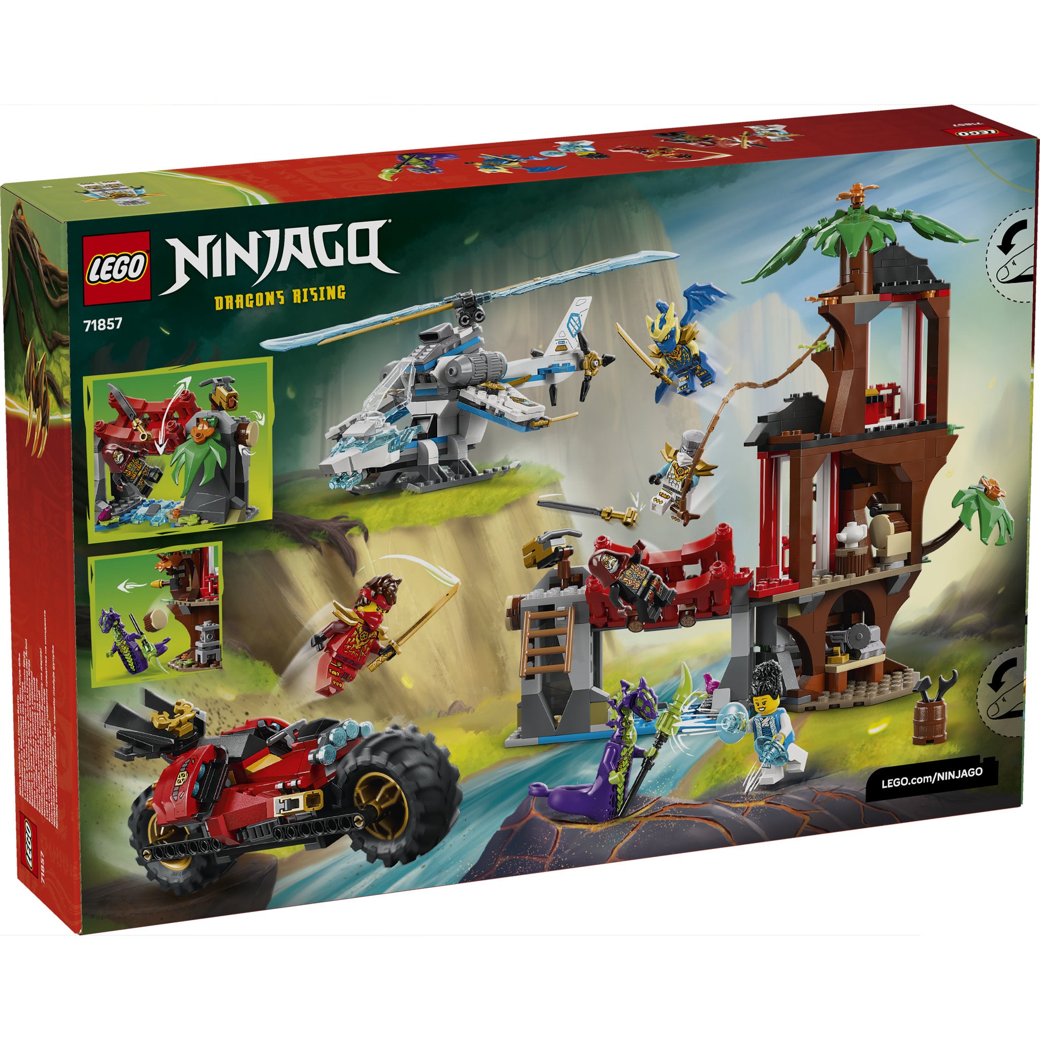 LEGO 71857 NINJAGO Ninja Vehicle Tree House Battle