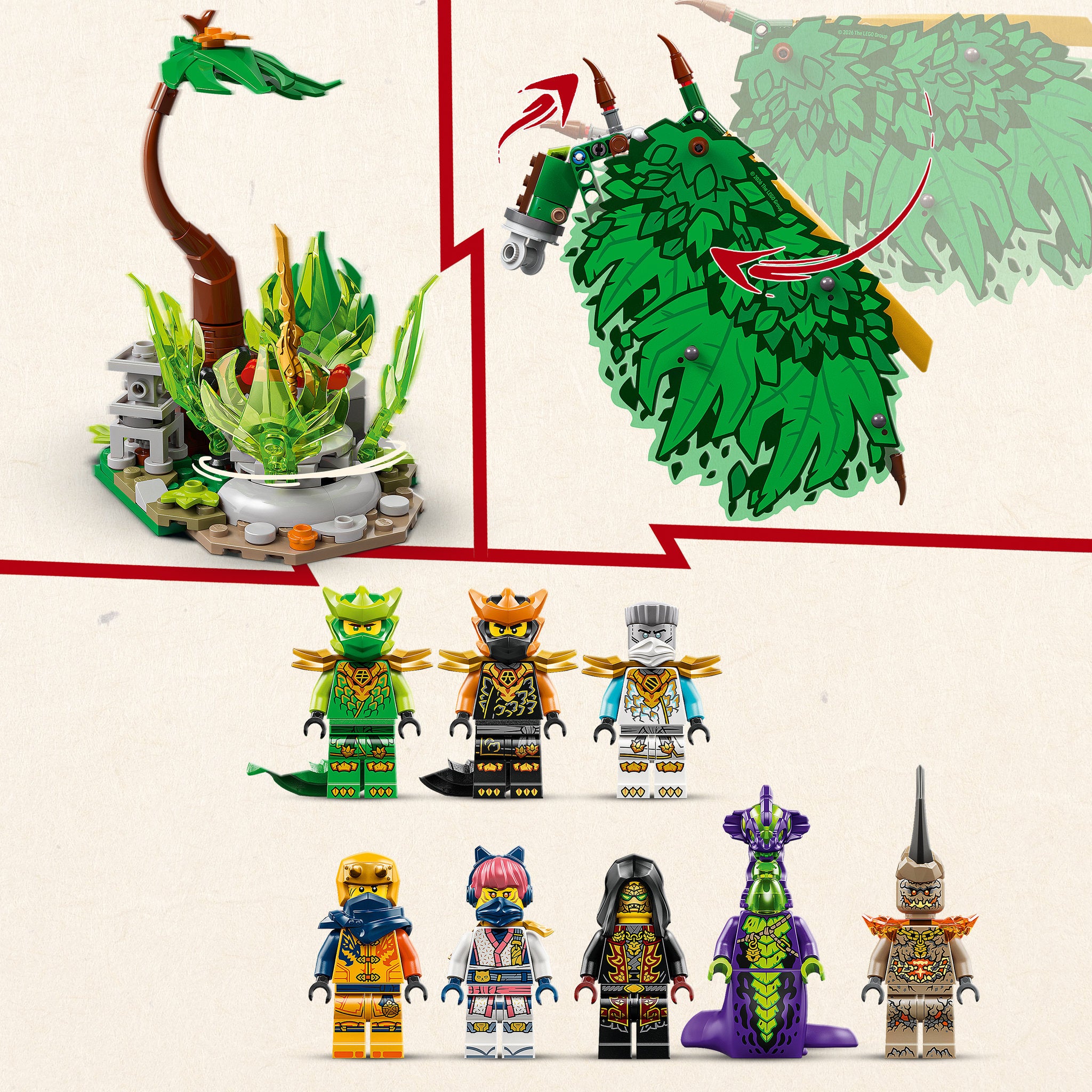 LEGO 71859 NINJAGO The Dragon of Life