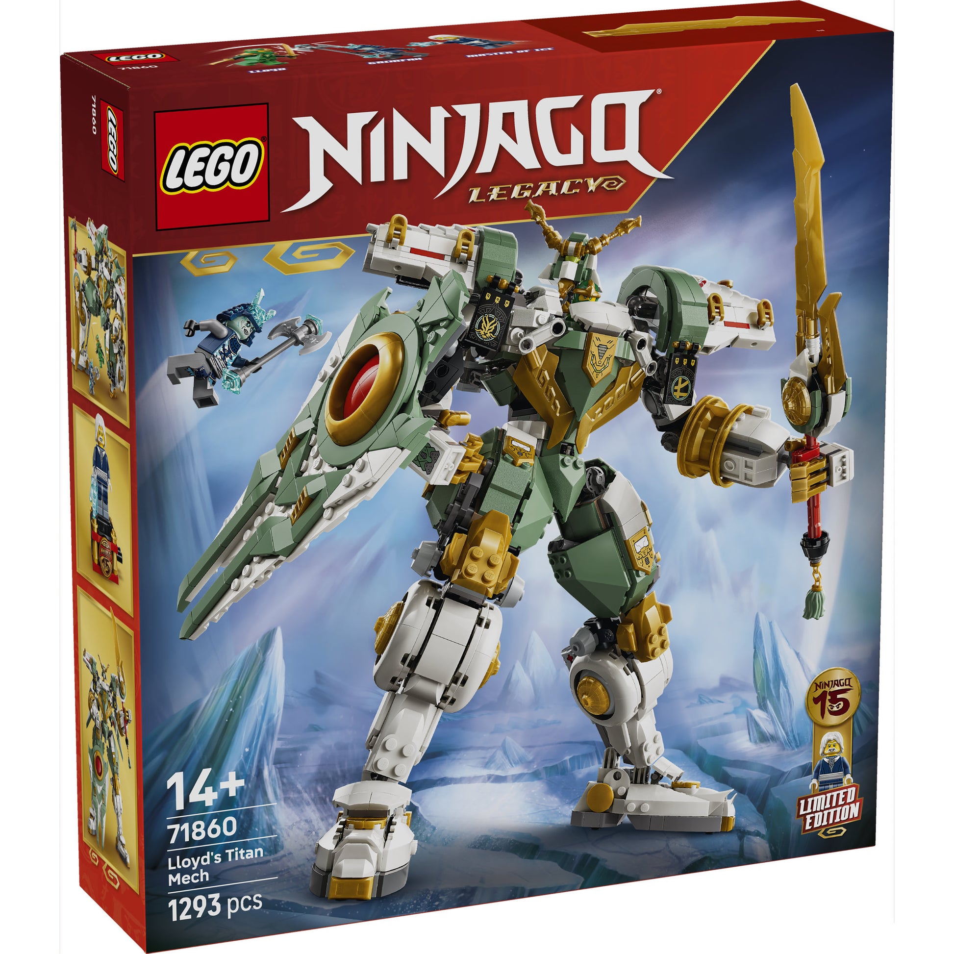 LEGO 71860 NINJAGO Lloyd's Titan Mech 15th Anniversary - Toyworld NZ