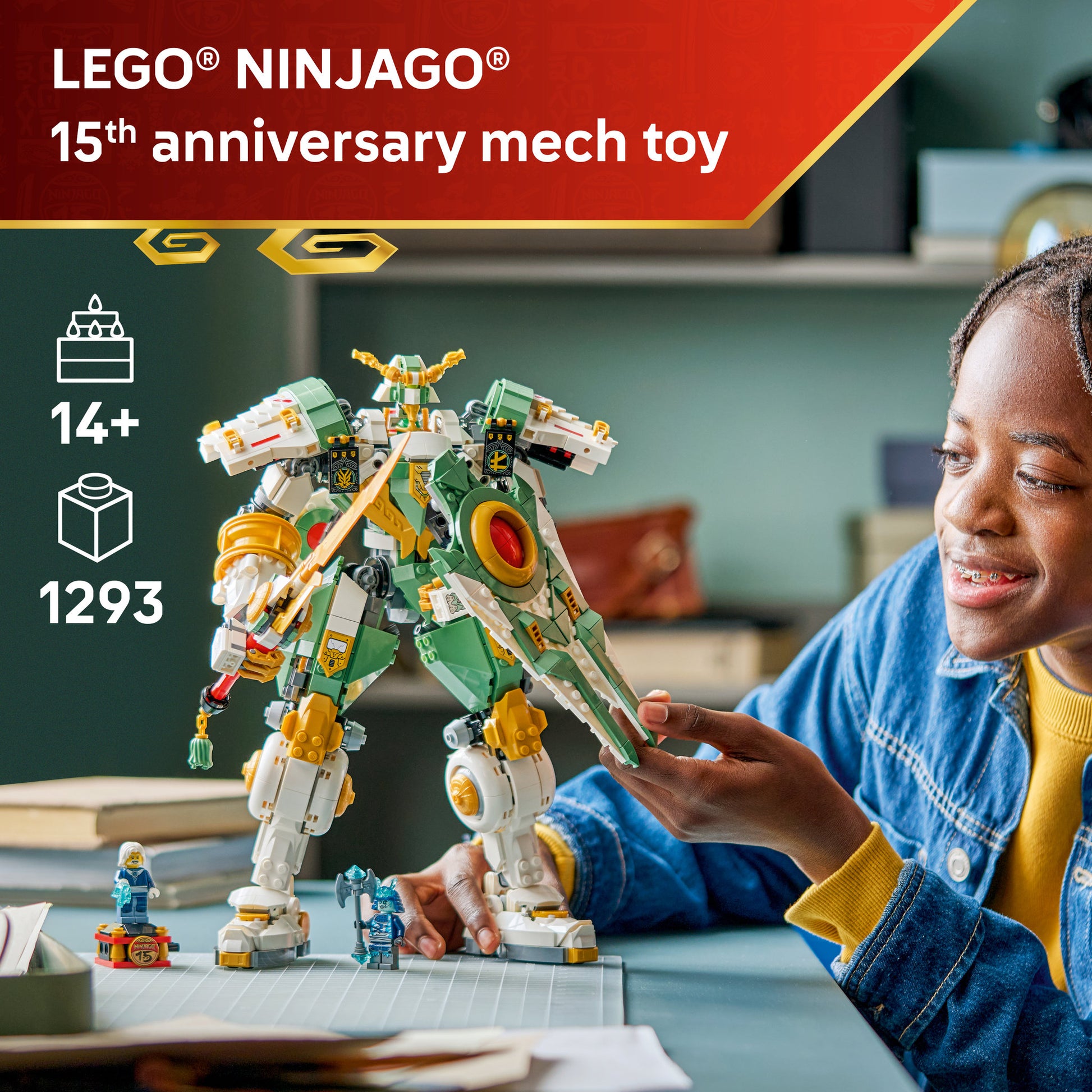 LEGO 71860 NINJAGO Lloyd's Titan Mech 15th Anniversary - Toyworld NZ