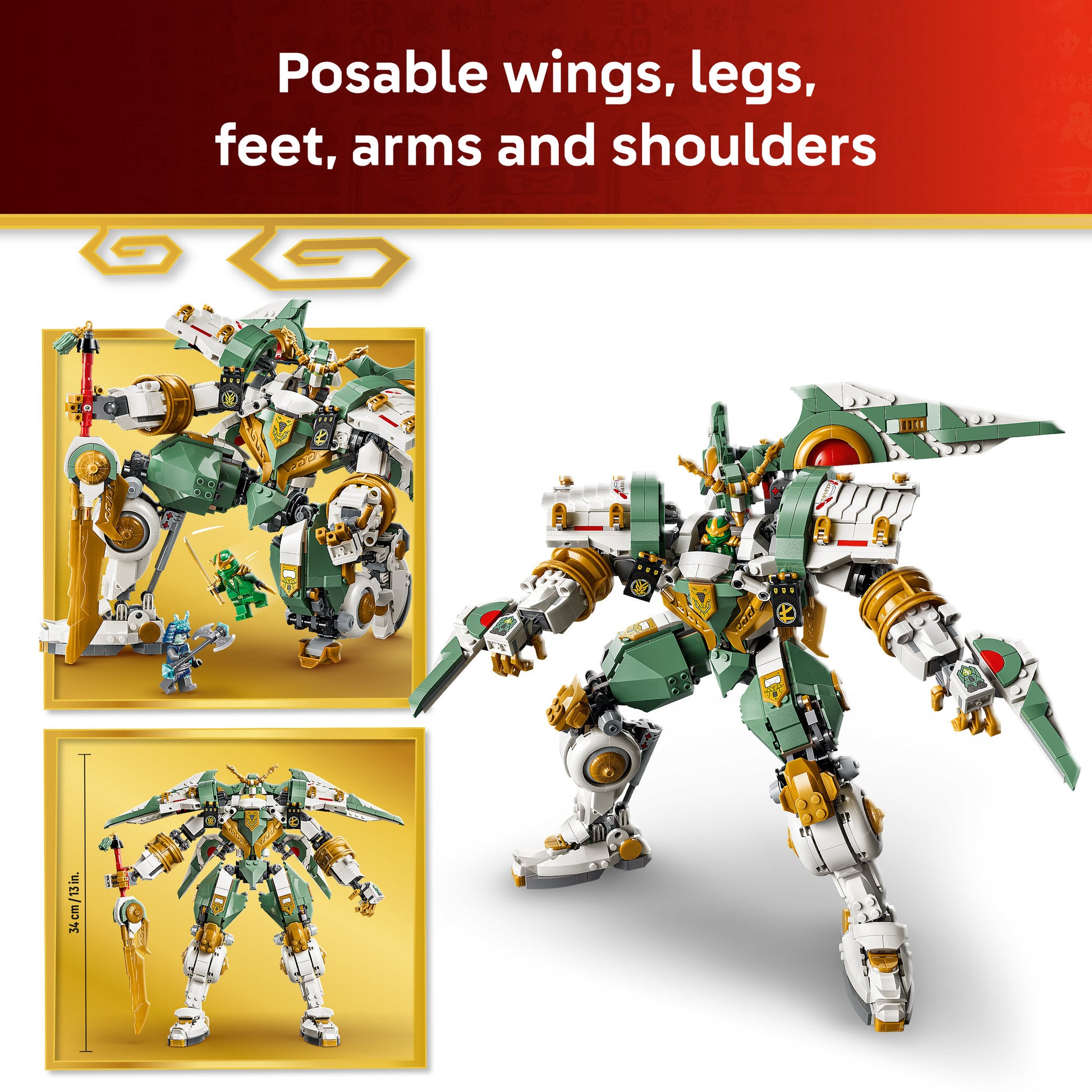 LEGO 71860 NINJAGO Lloyd's Titan Mech 15th Anniversary - Toyworld NZ