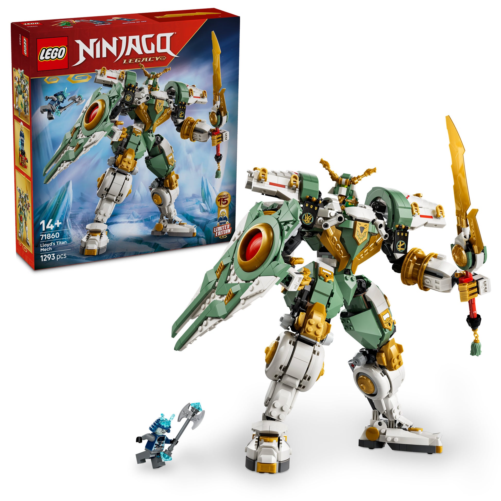 LEGO 71860 NINJAGO Lloyd's Titan Mech 15th Anniversary - Toyworld NZ