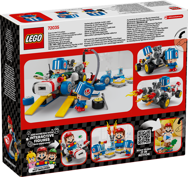 LEGO 72035 Super Mario Mario Kart – Toad's Garage