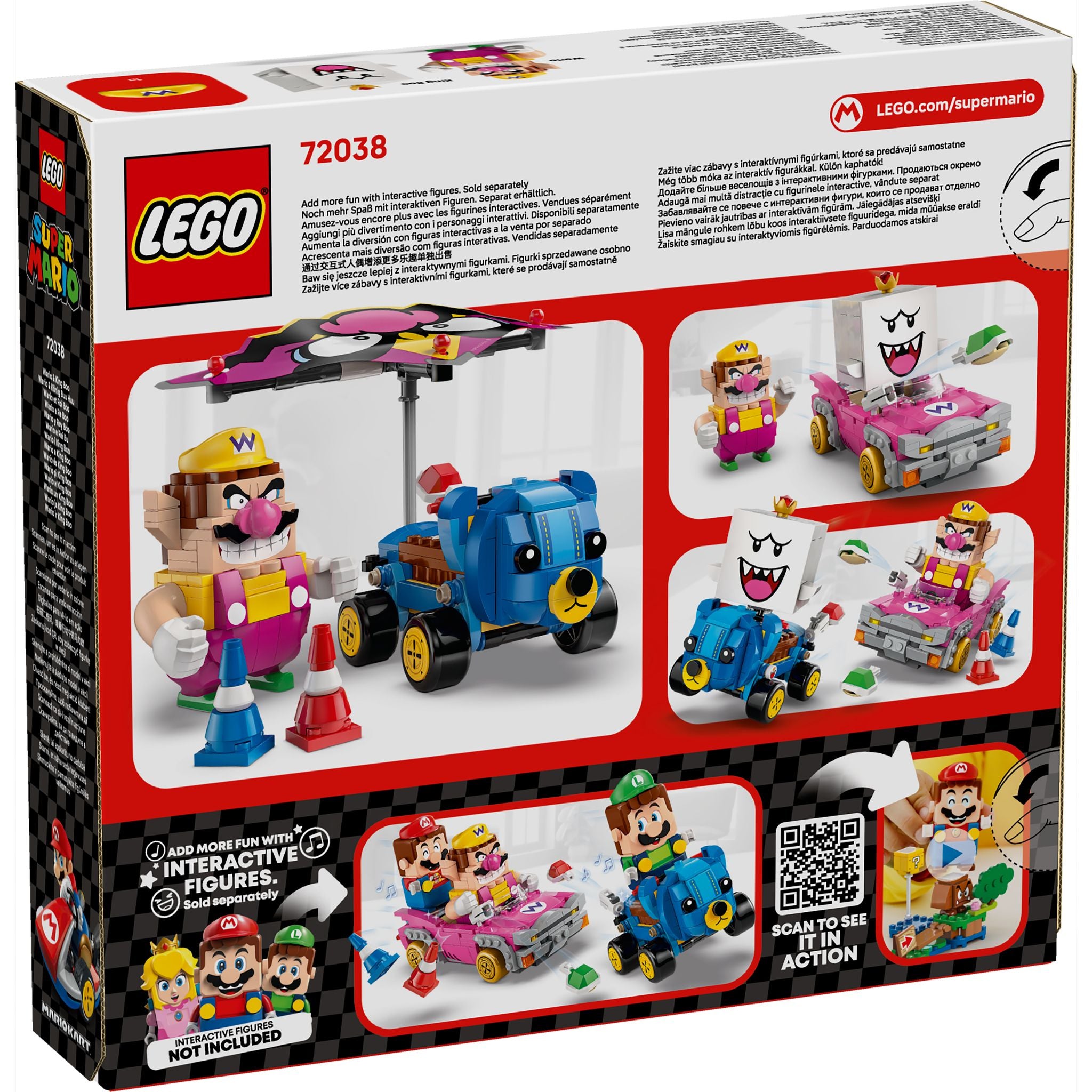 LEGO 72038 Super Mario: Mario Kart – Wario & King Boo