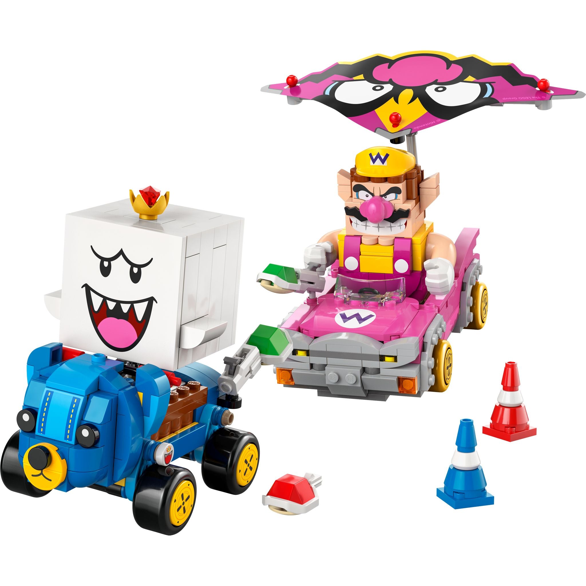 LEGO 72038 Super Mario: Mario Kart – Wario & King Boo