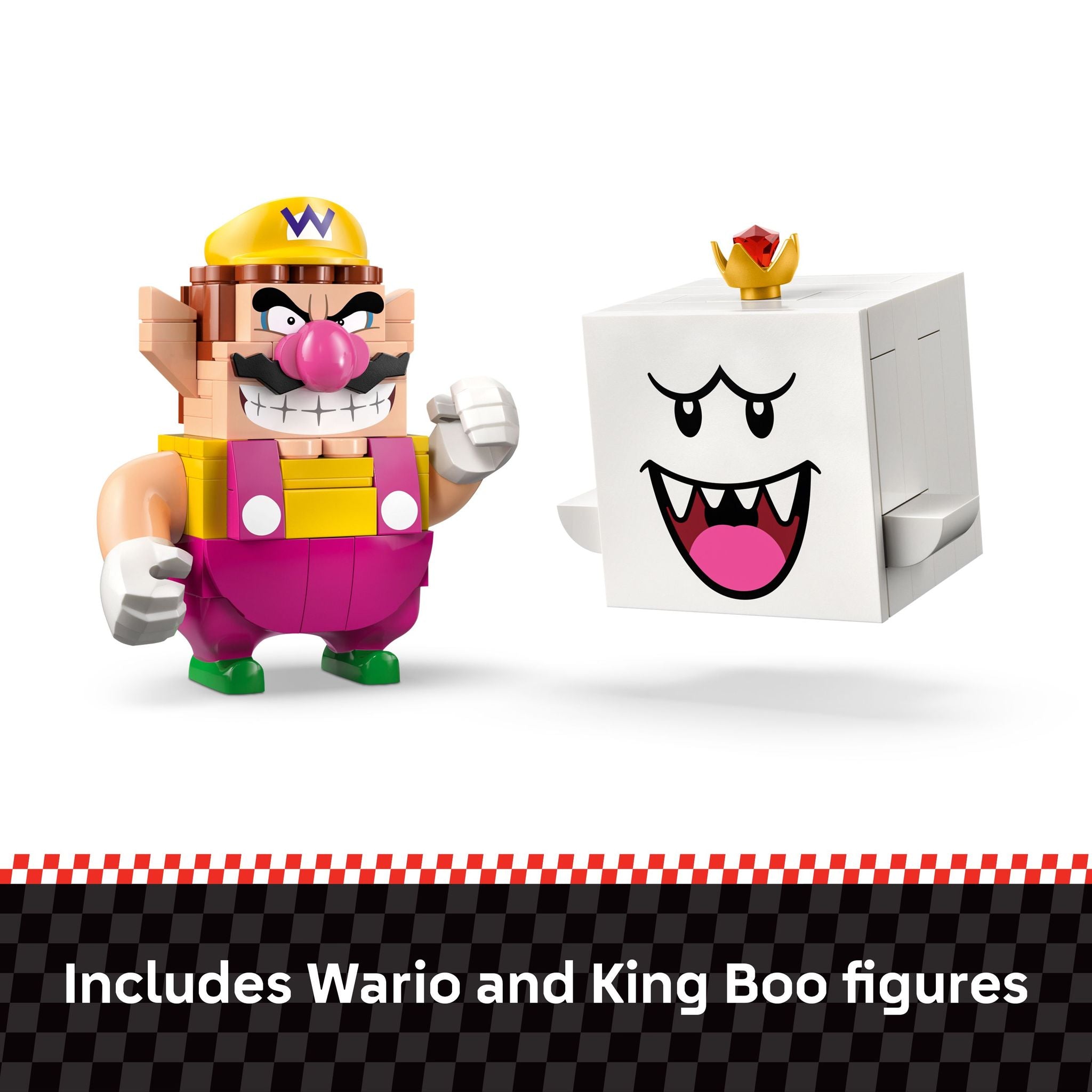 LEGO 72038 Super Mario: Mario Kart – Wario & King Boo
