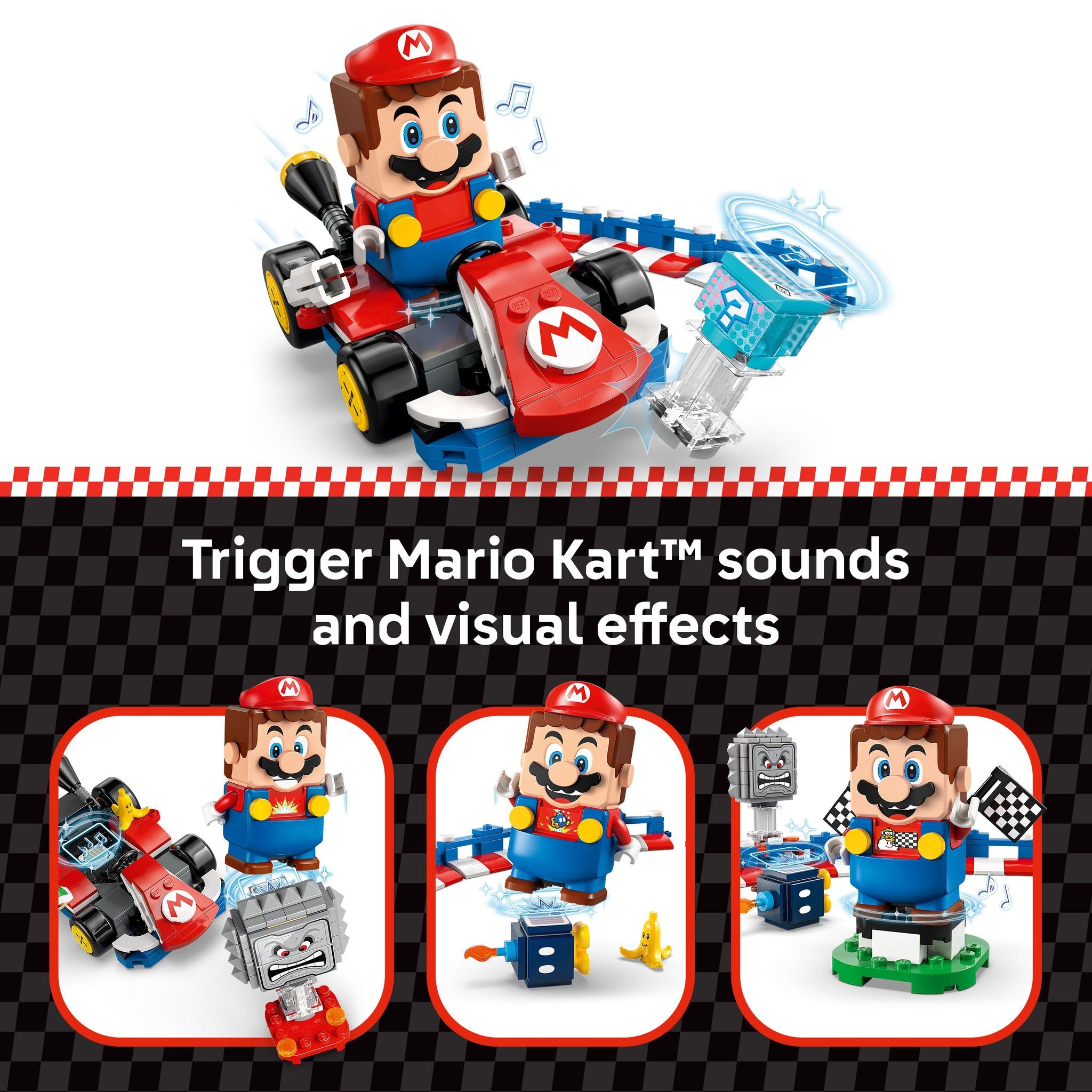 LEGO 72043 Super Mario: Mario Kart – Interactive LEGO Mario & Standard Kart