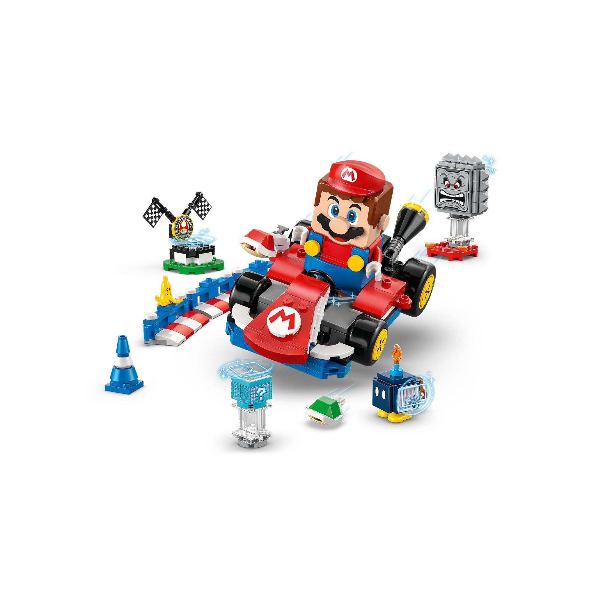 LEGO 72043 Super Mario: Mario Kart – Interactive LEGO Mario & Standard Kart