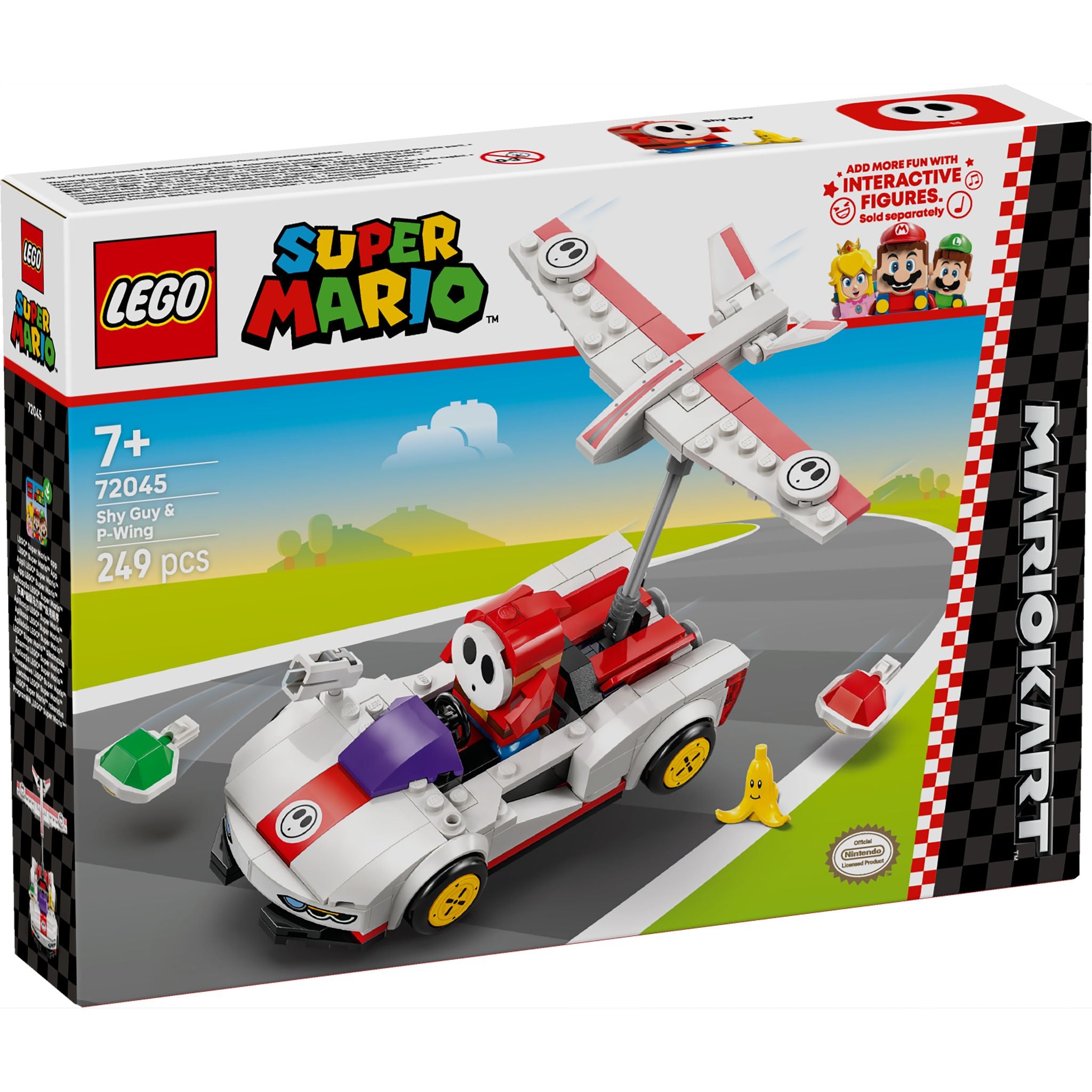 LEGO 72045 Super Mario: Mario Kart – Shy Guy & P-Wing