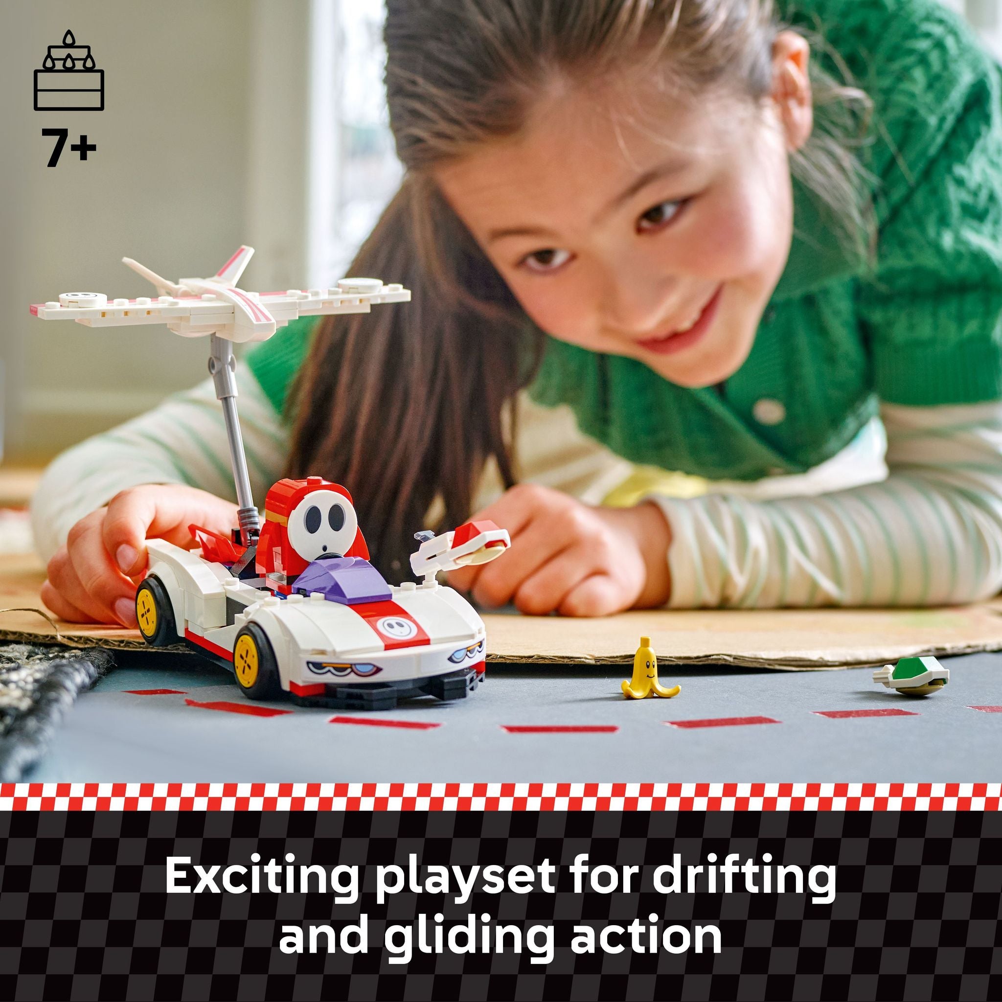 LEGO 72045 Super Mario: Mario Kart – Shy Guy & P-Wing