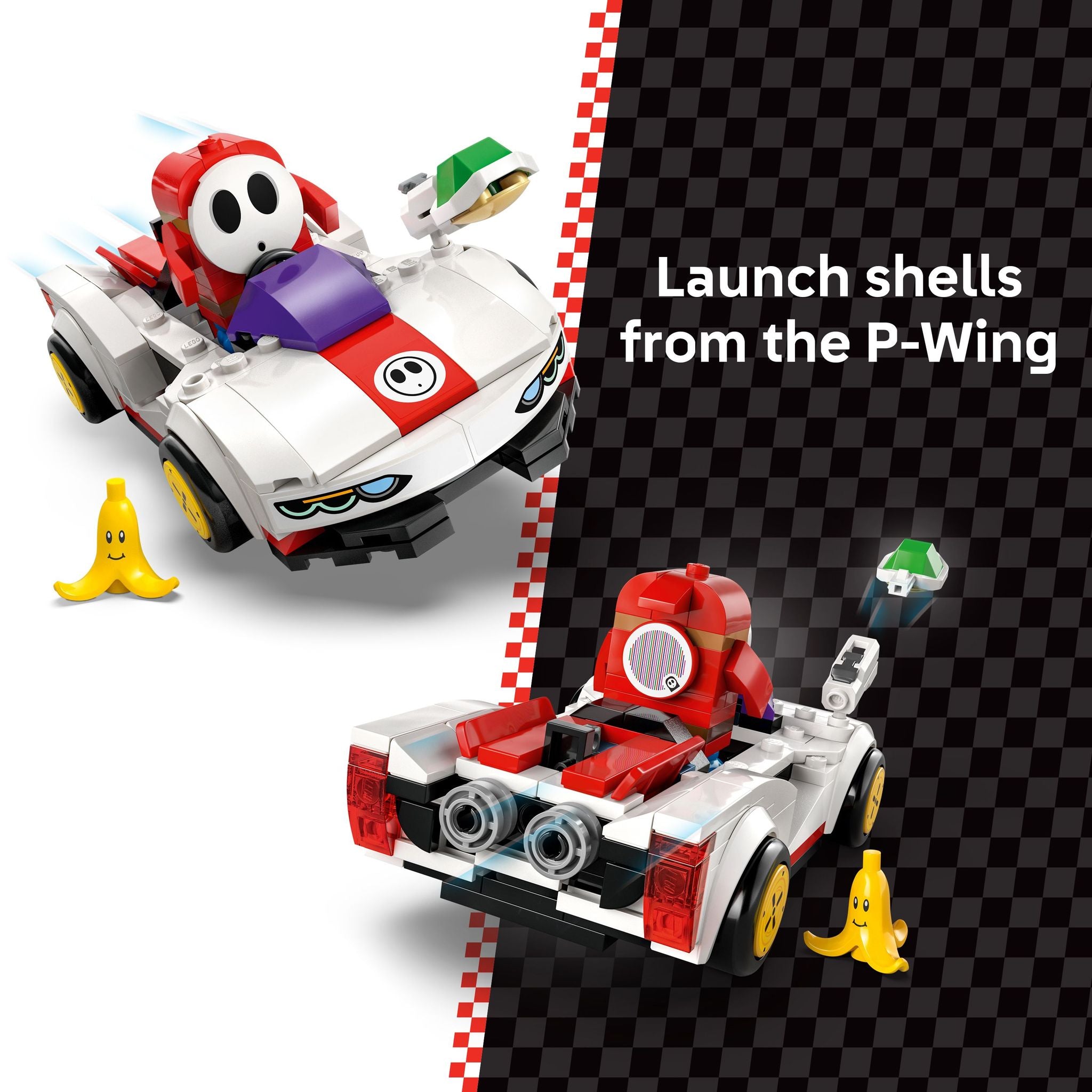 LEGO 72045 Super Mario: Mario Kart – Shy Guy & P-Wing