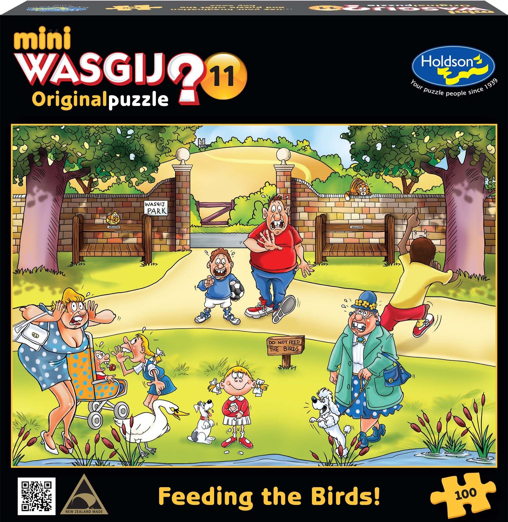 Holdson Mini Wasgij? Original #11 Feeding The Birds! 100 Piece Puzzle