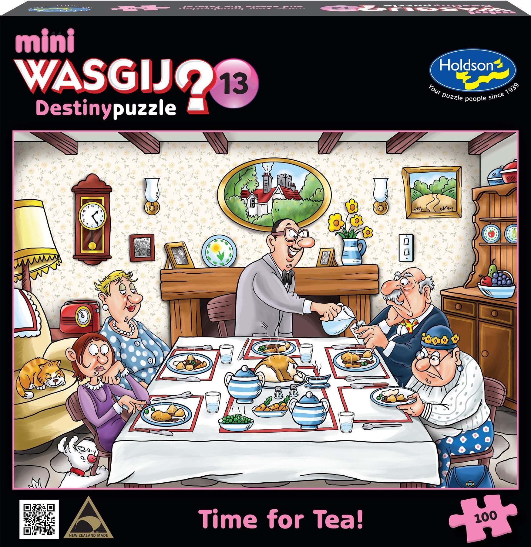 Holdson Mini Wasgij? Destiny #13 Time For Tea! 100 Piece Puzzle