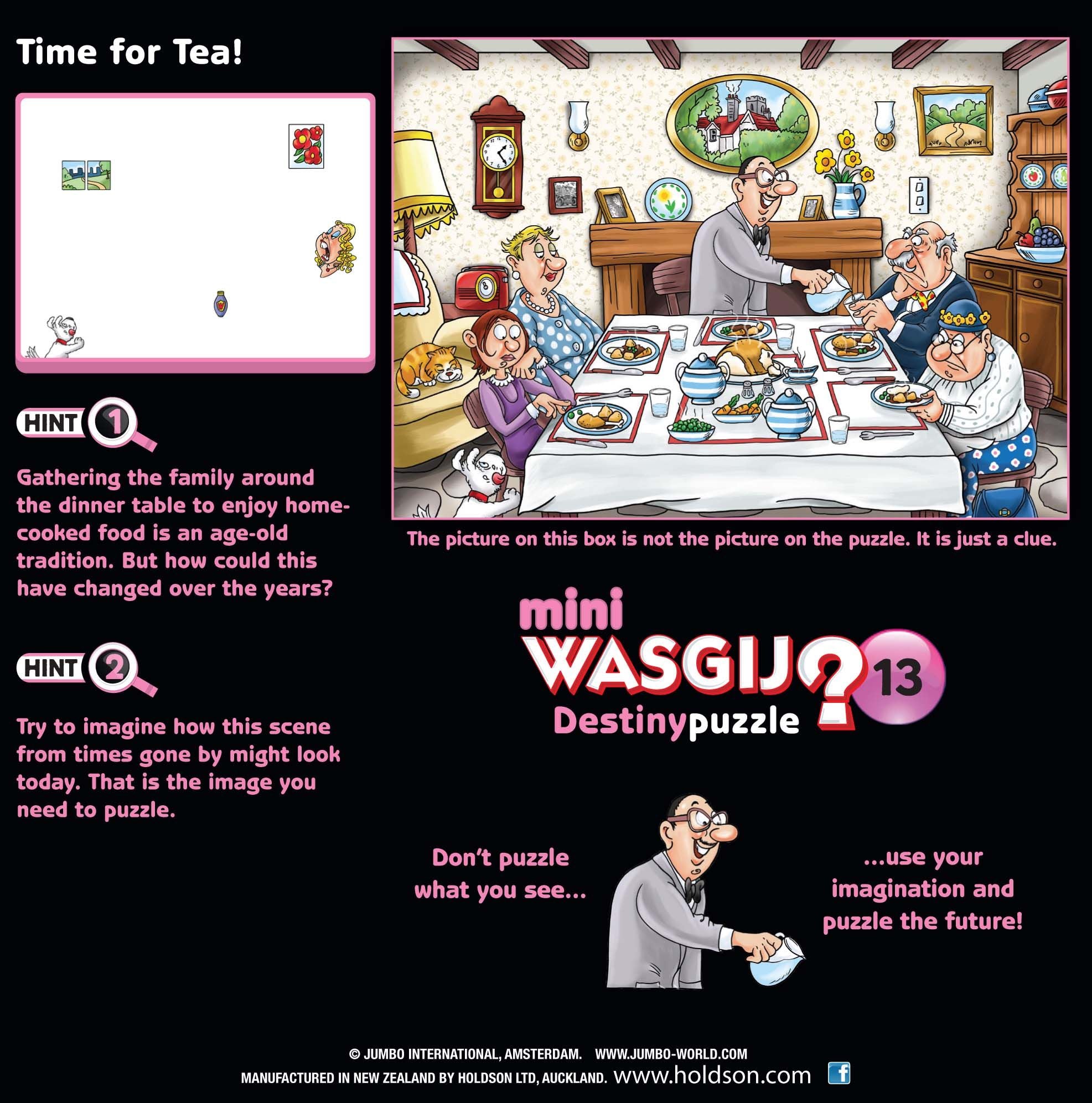 Holdson Mini Wasgij? Destiny #13 Time For Tea! 100 Piece Puzzle