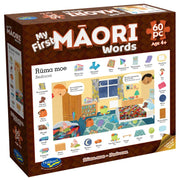 Holdsons My First Maori Words 60 Piece Puzzle Ruma Moe - Bedroom