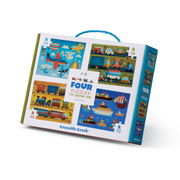 Croc Creek Four Puzzles Pack - Vehicles