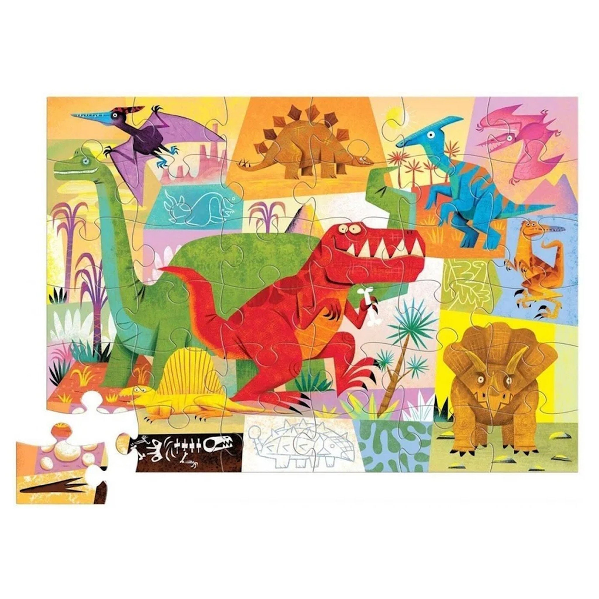 Croc Creek 36 Piece Floor Puzzle - Dinosaur