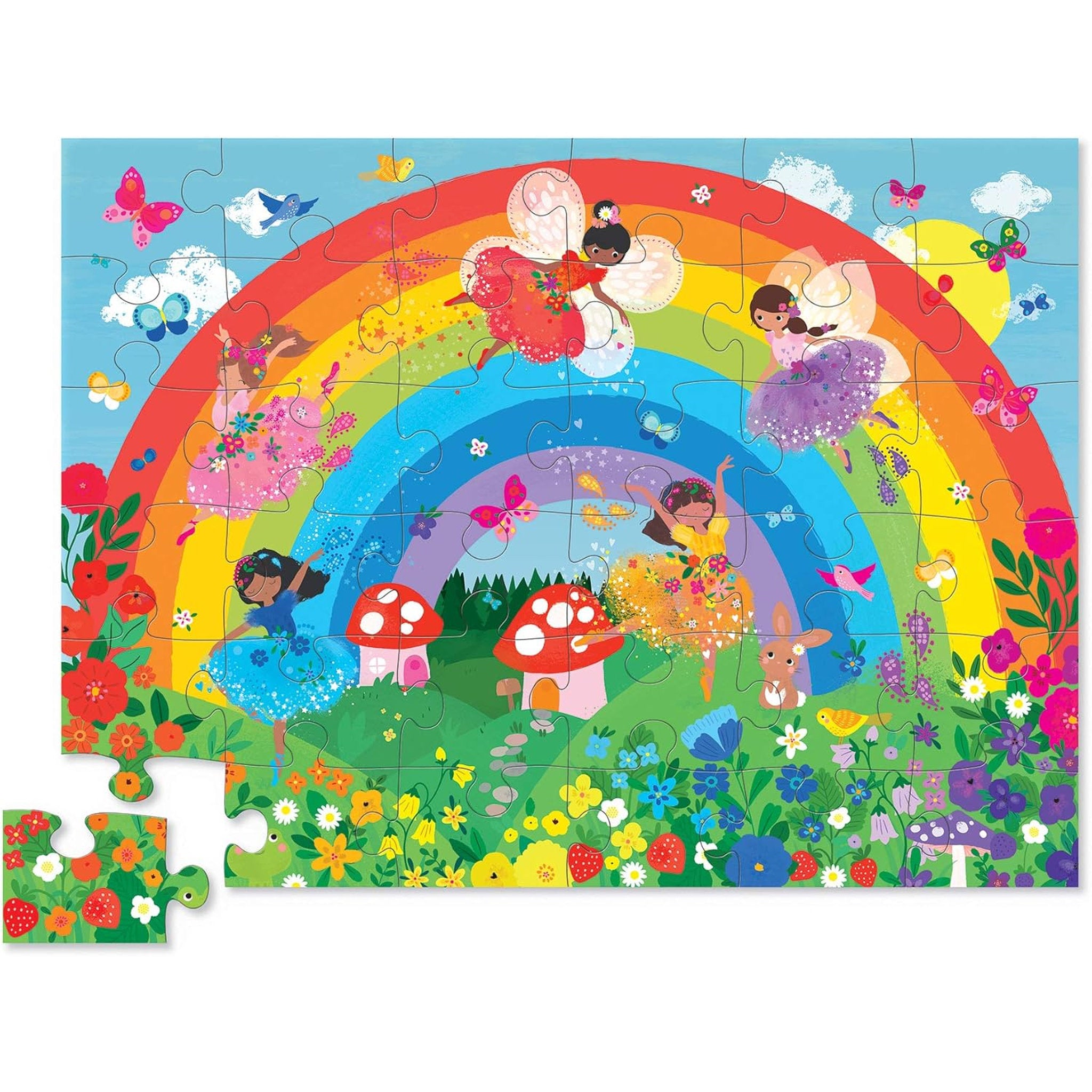 Crocodile Creek 36 Piece Floor Puzzle Rainbow