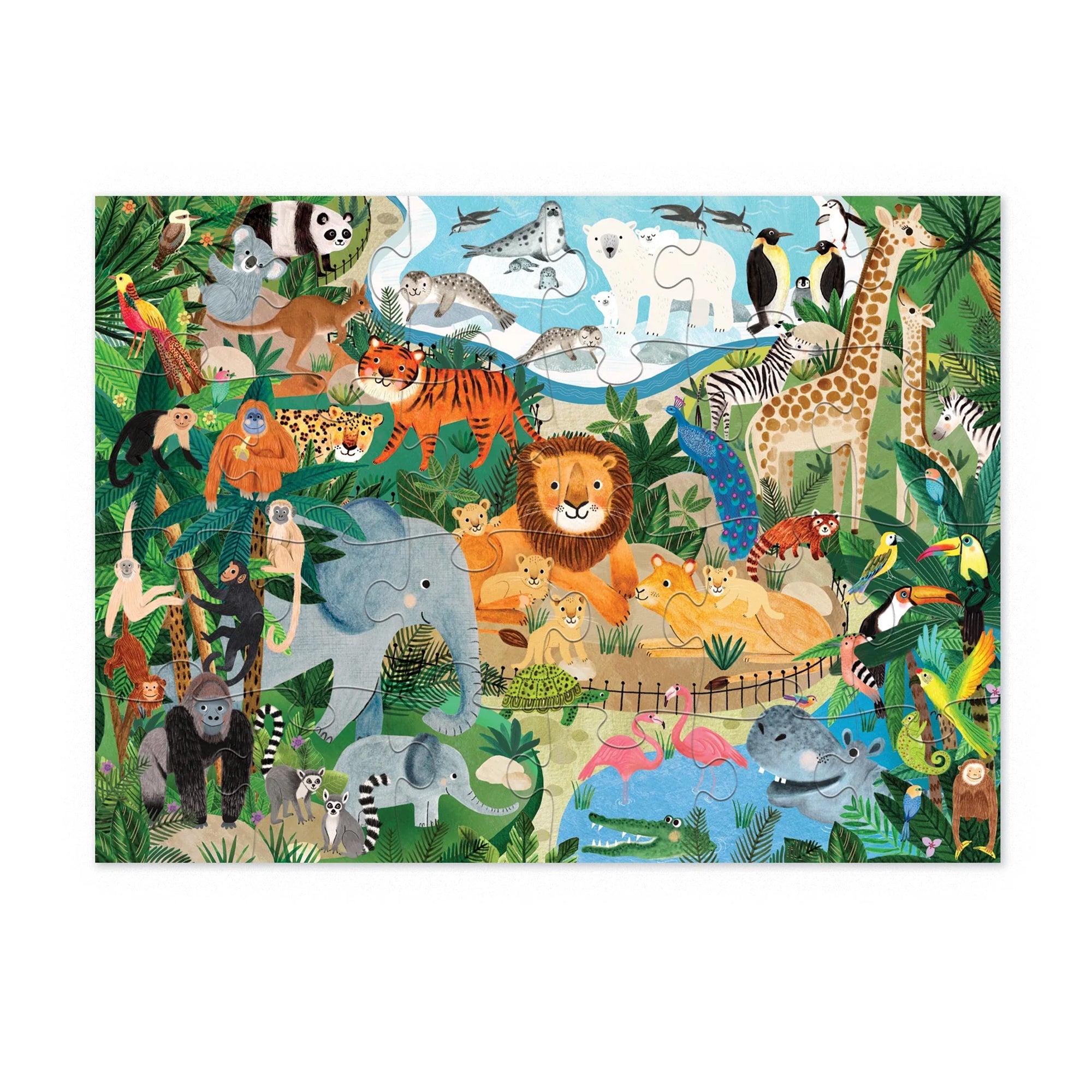 Croc Creek 24 Piece Puzzle - Zoo