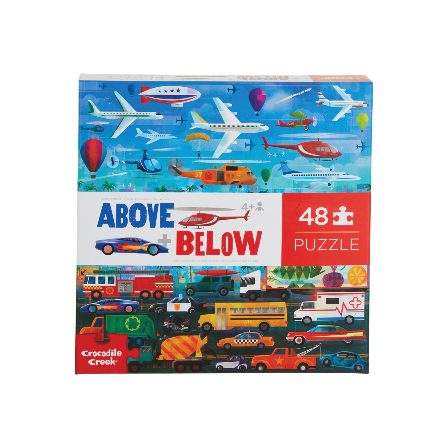 Croc Creek 48 Piece Puzzle -Above & Below Things that Go