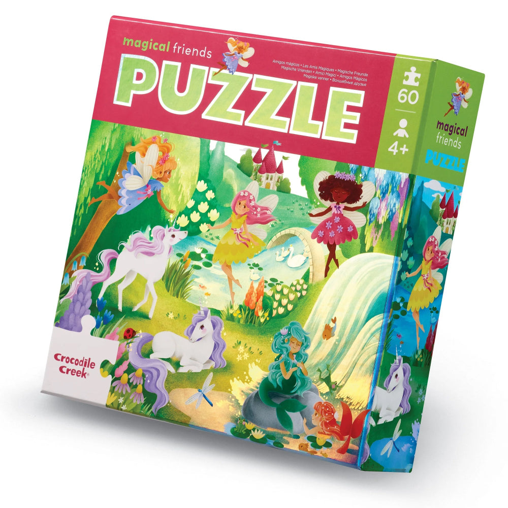 Croc Creek 60 Piece Holographic Puzzle - Magical Friends