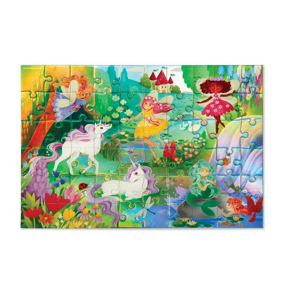 Croc Creek 60 Piece Holographic Puzzle - Magical Friends