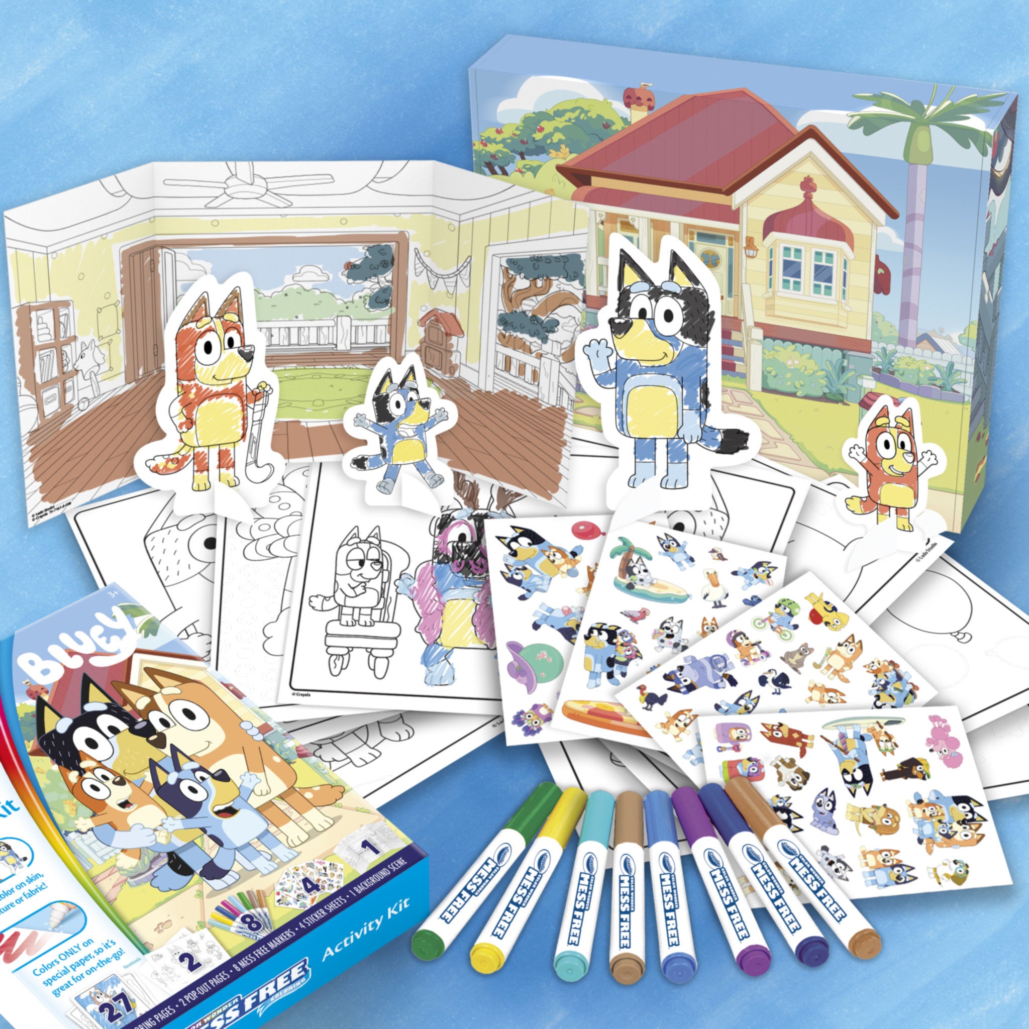 Crayola Colour Wonder Activity Kit Bluey