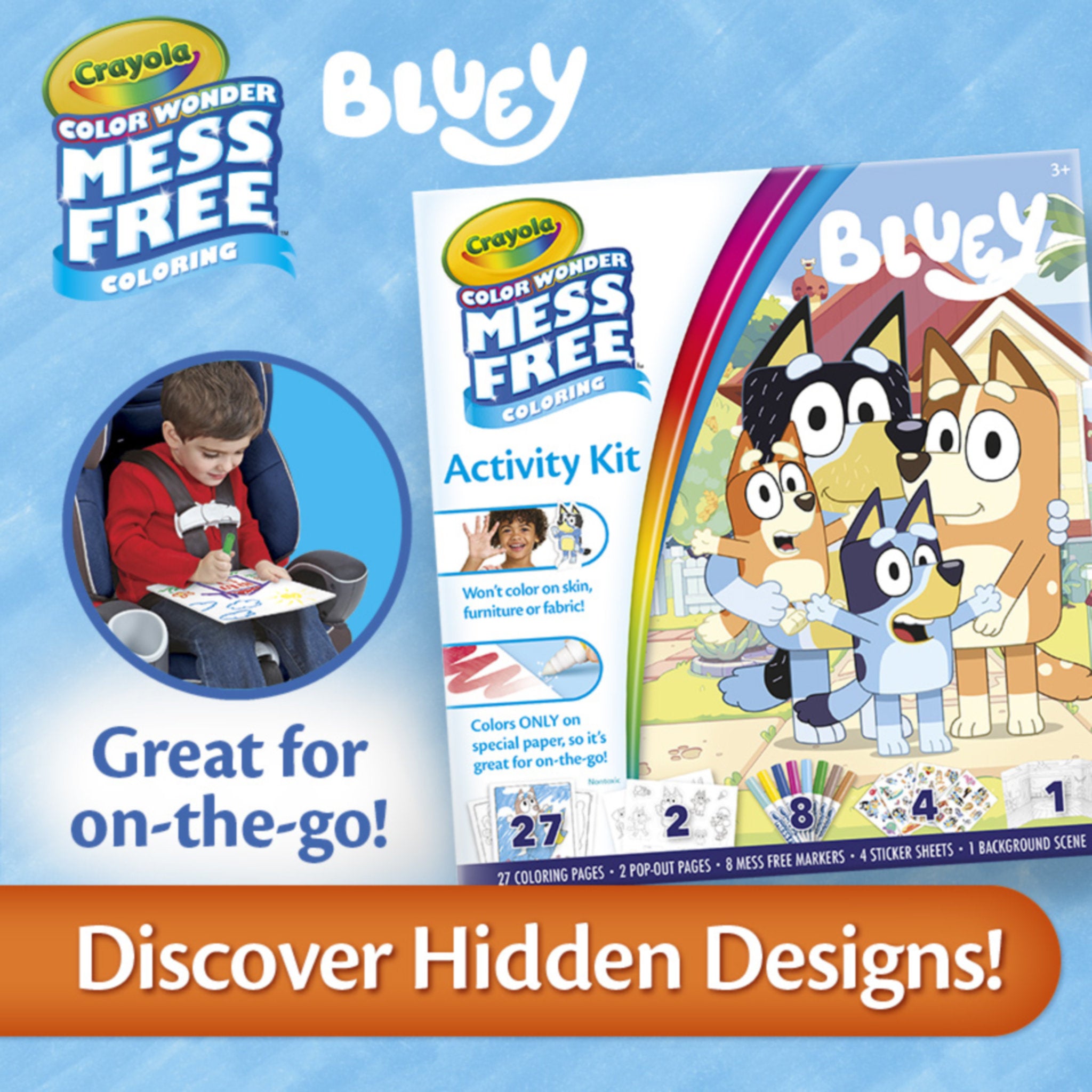 Crayola Colour Wonder Activity Kit Bluey